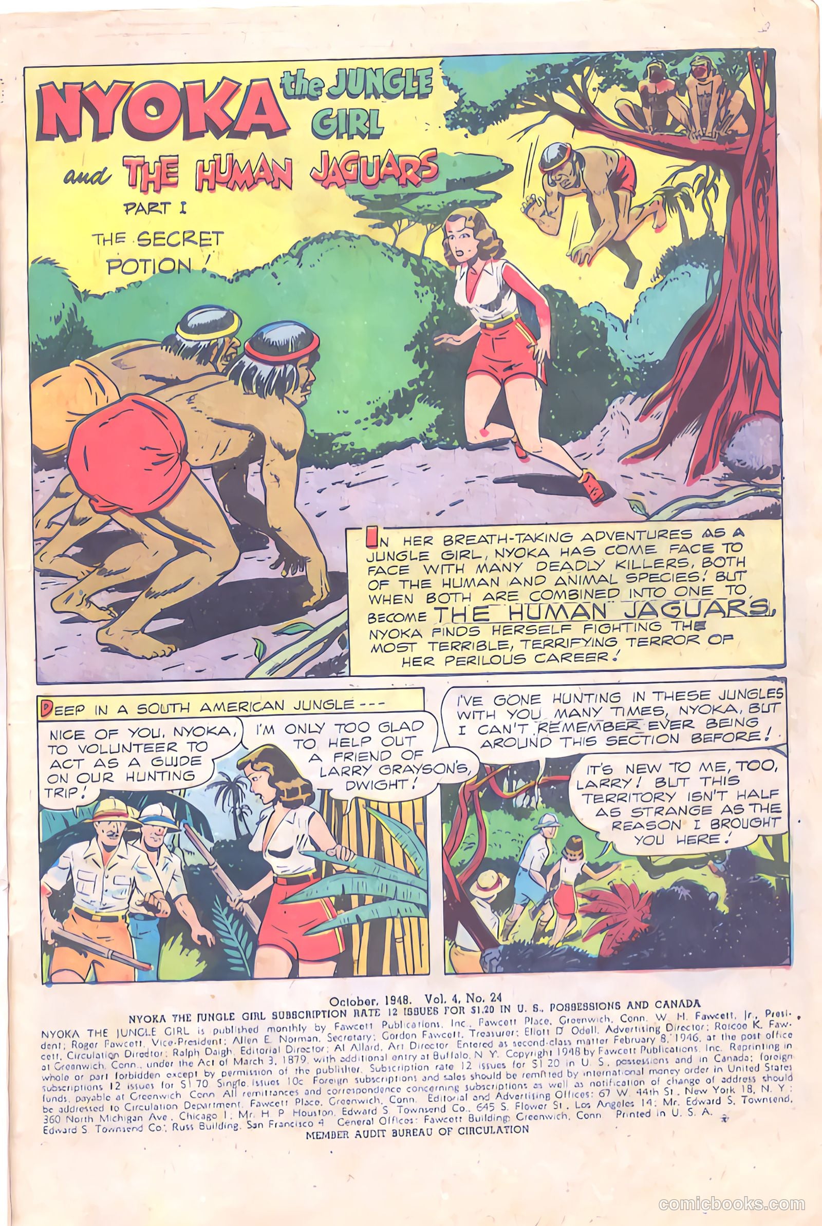 Nyoka the Jungle Girl #24 (1948) — page 3 of 36