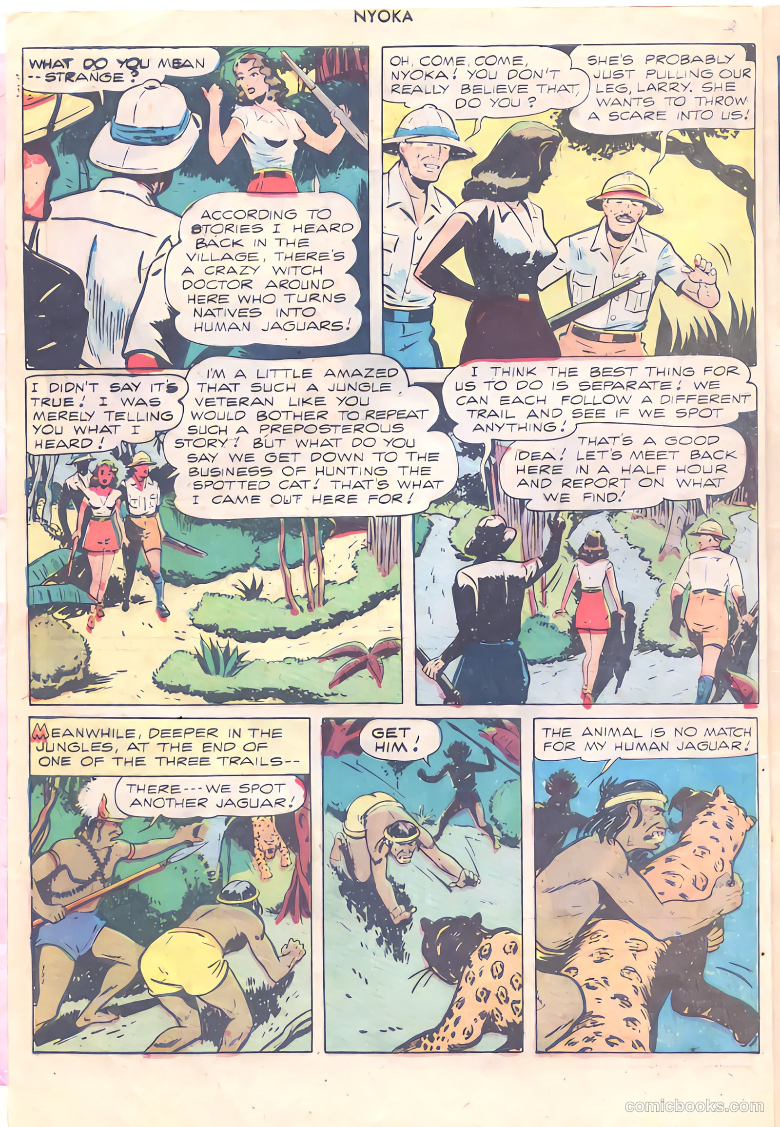 Nyoka the Jungle Girl #24 (1948) — page 4 of 36