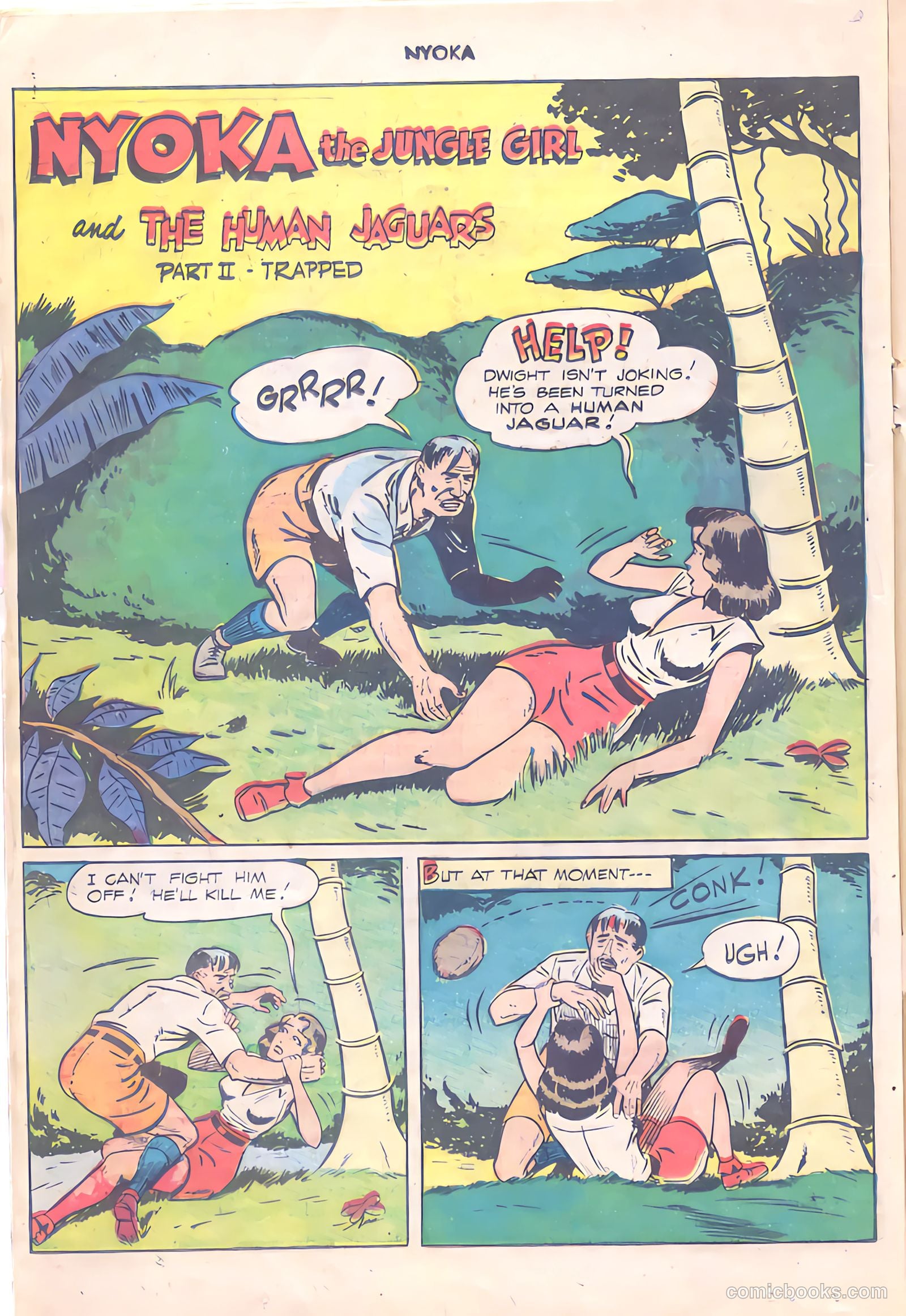 Nyoka the Jungle Girl #24 (1948) — page 16 of 36