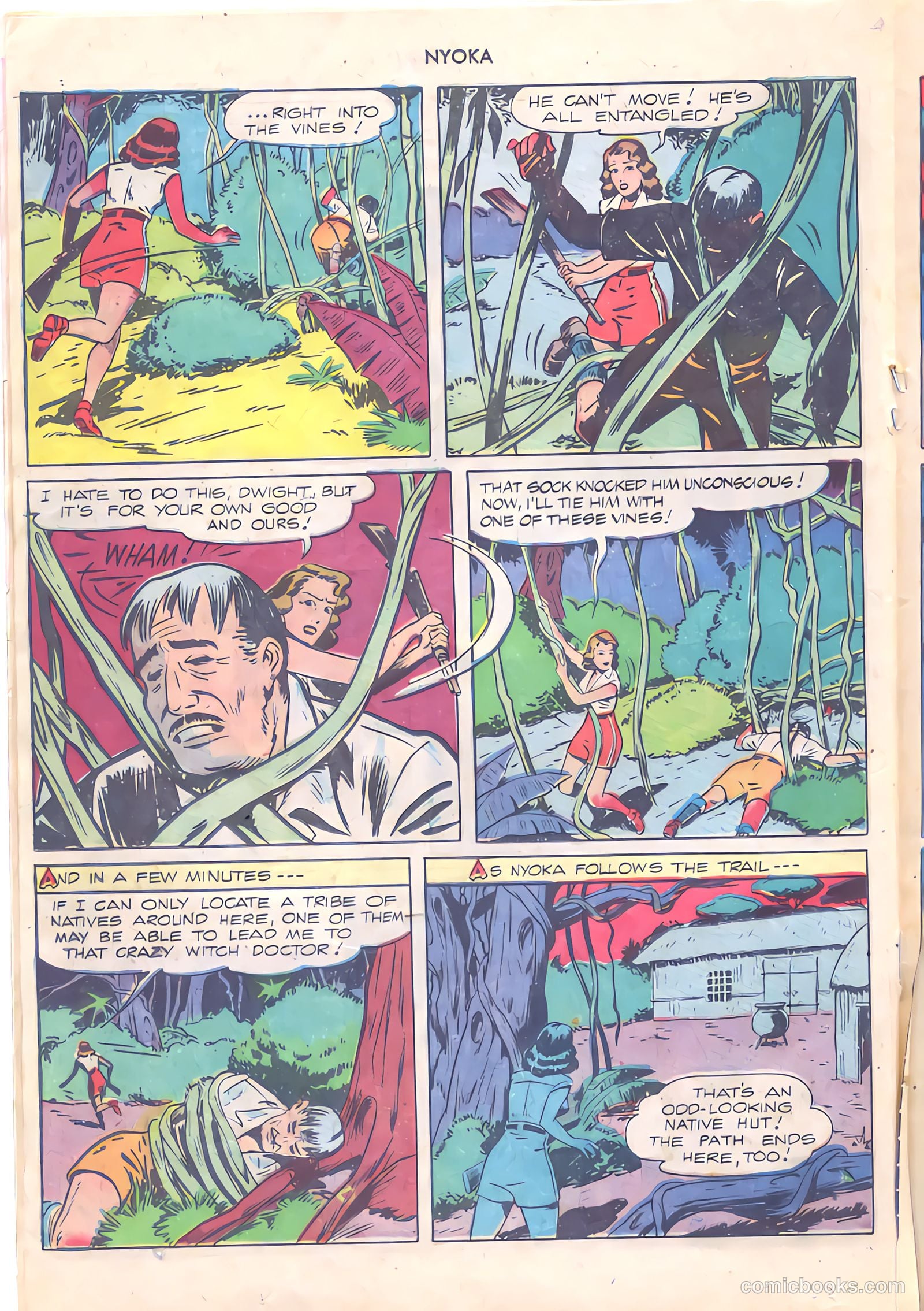 Nyoka the Jungle Girl #24 (1948) — page 18 of 36
