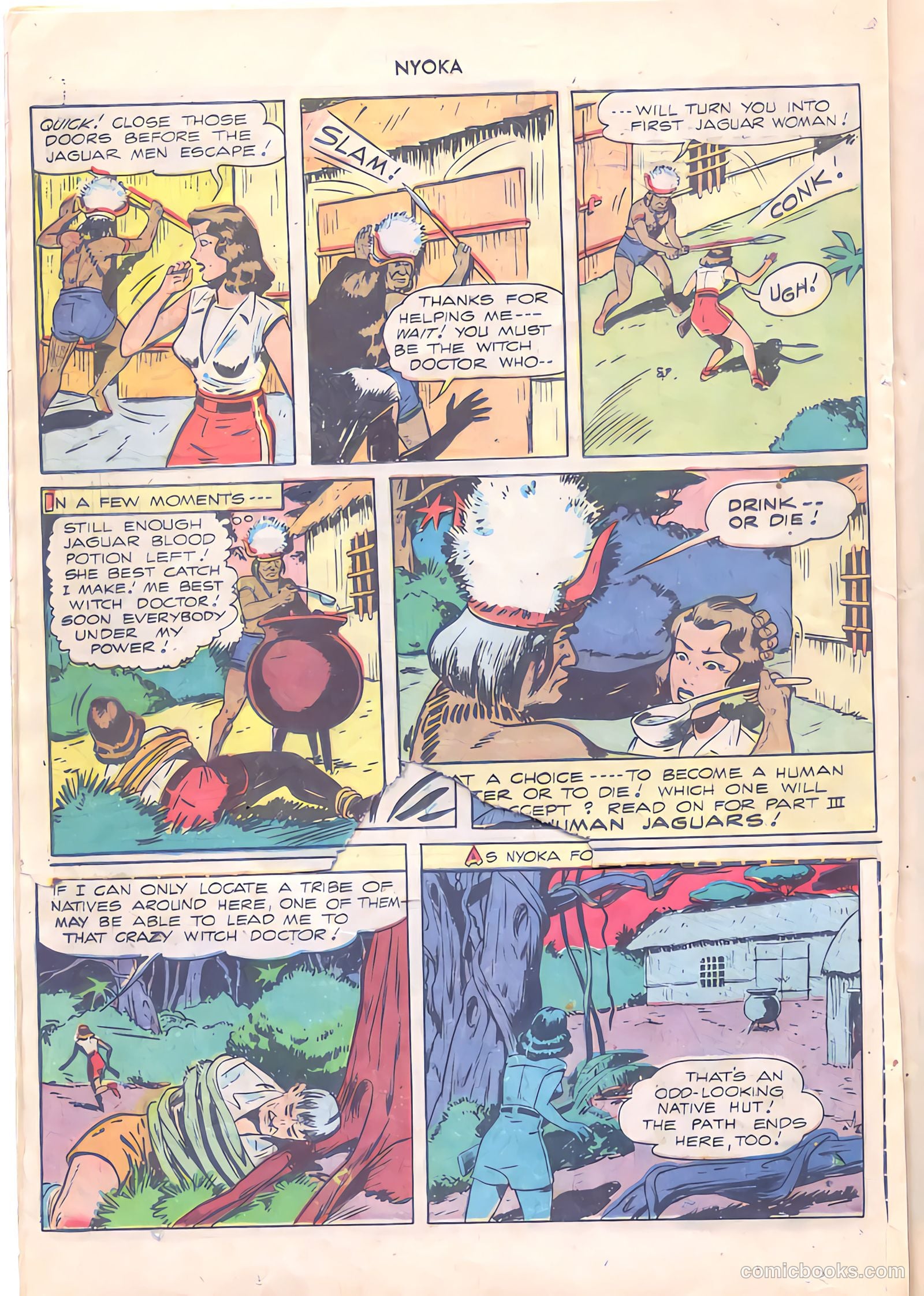 Nyoka the Jungle Girl #24 (1948) — page 20 of 36