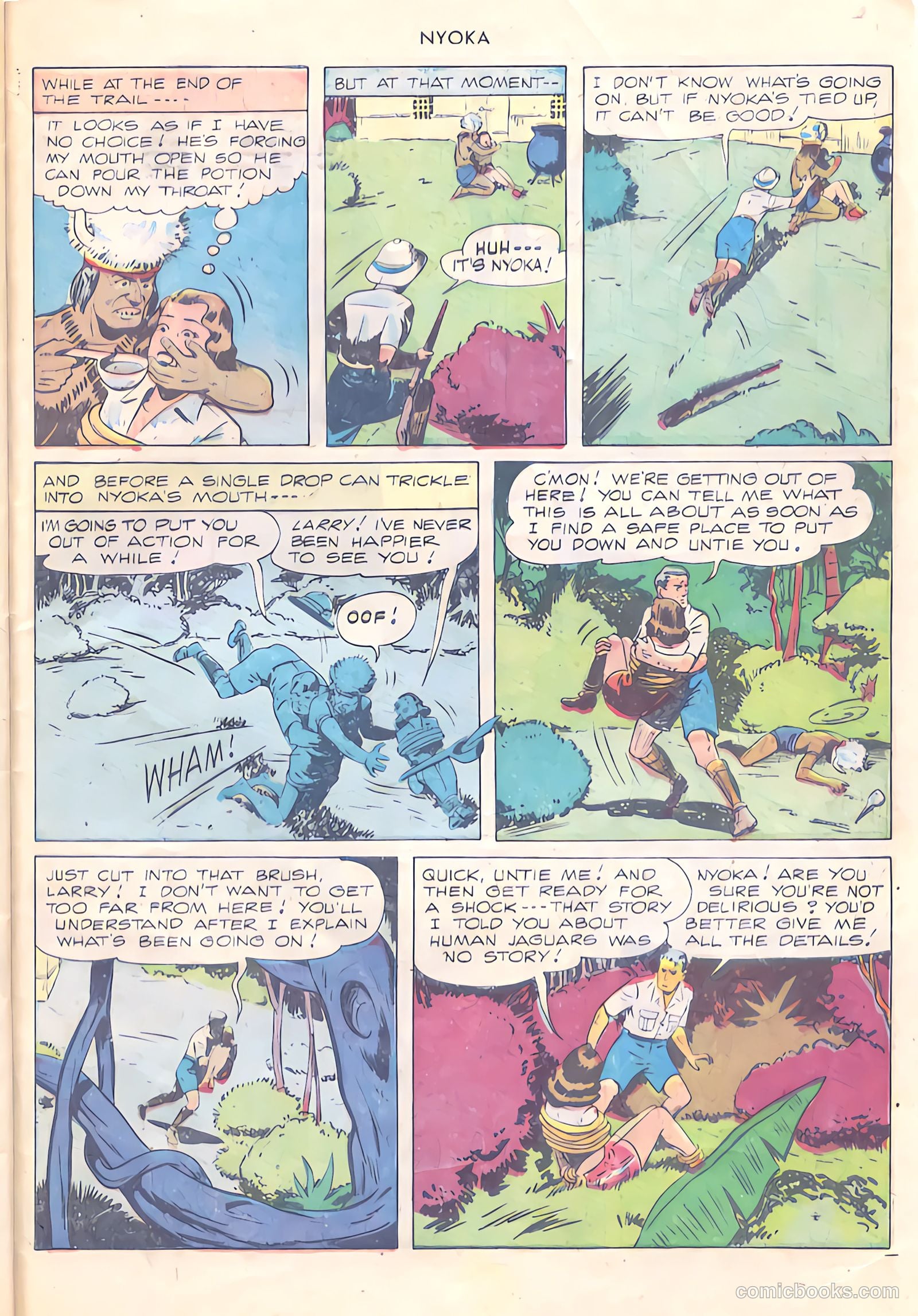 Nyoka the Jungle Girl #24 (1948) — page 29 of 36