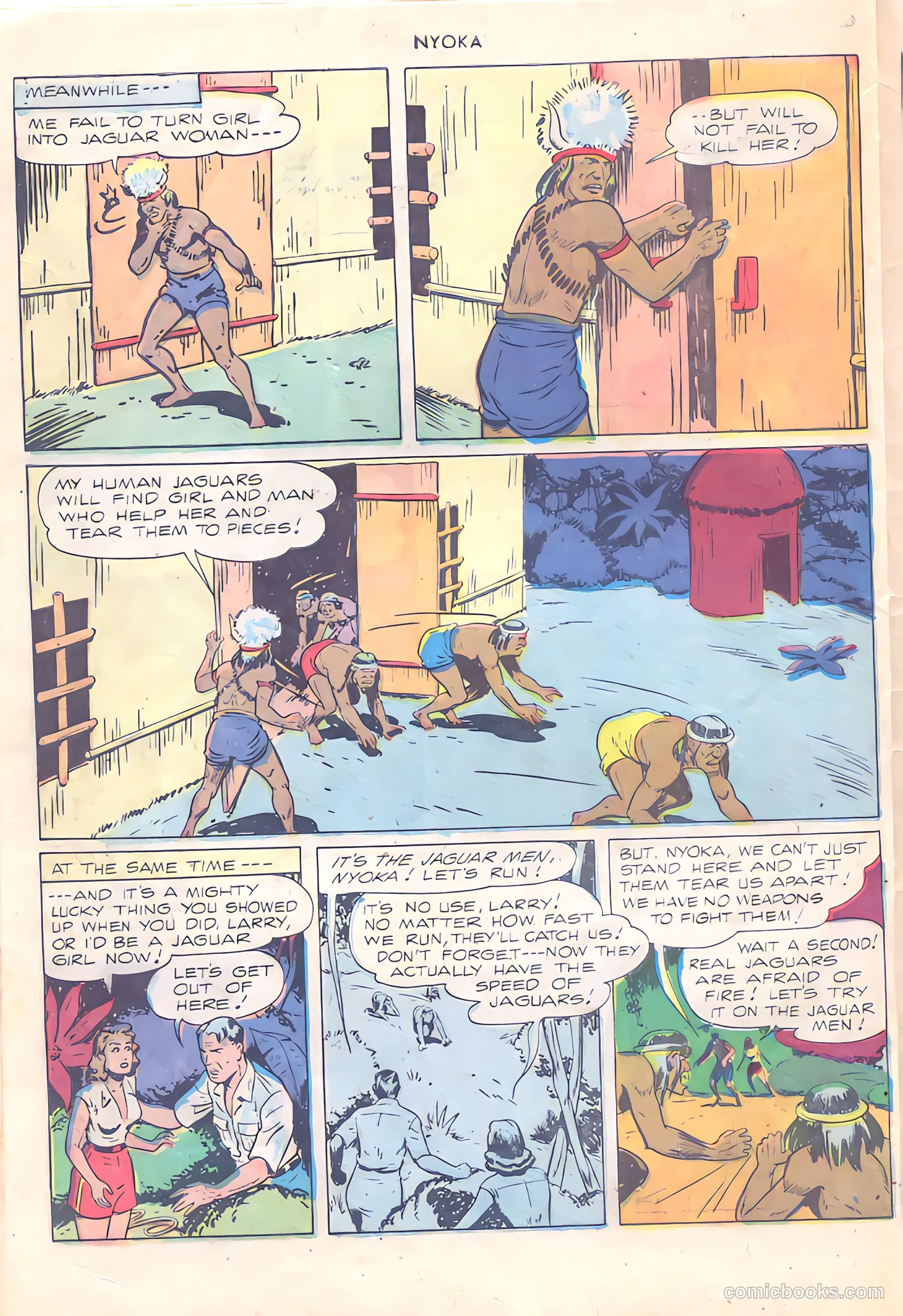 Nyoka the Jungle Girl #24 (1948) — page 30 of 36