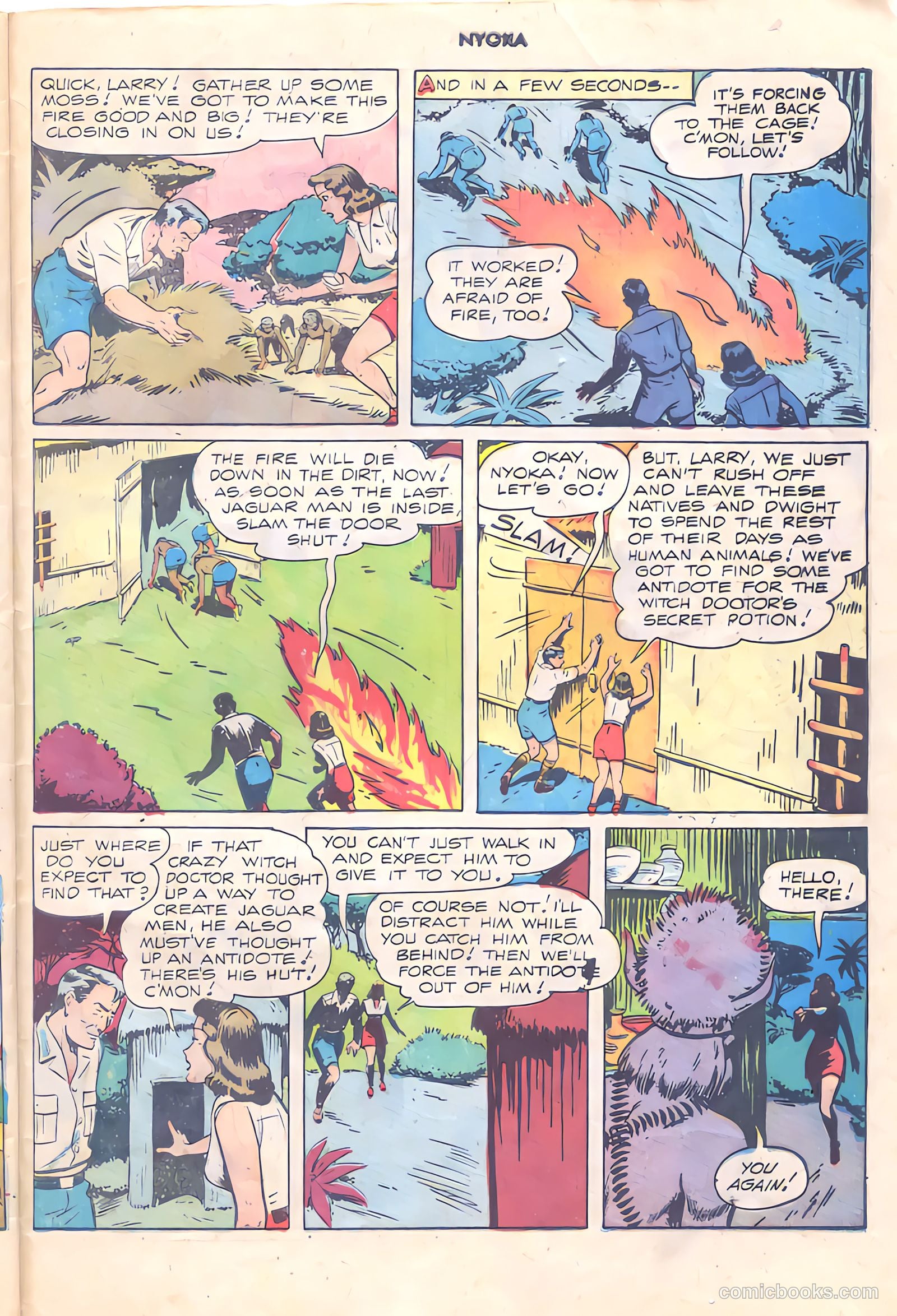 Nyoka the Jungle Girl #24 (1948) — page 31 of 36