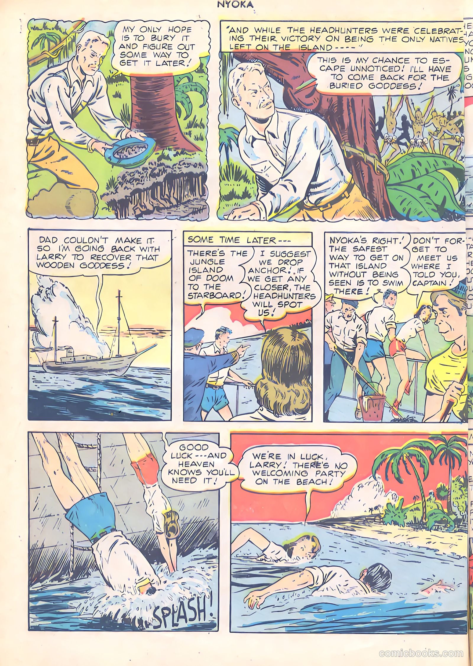 Nyoka the Jungle Girl #25 (1948) — page 6 of 52