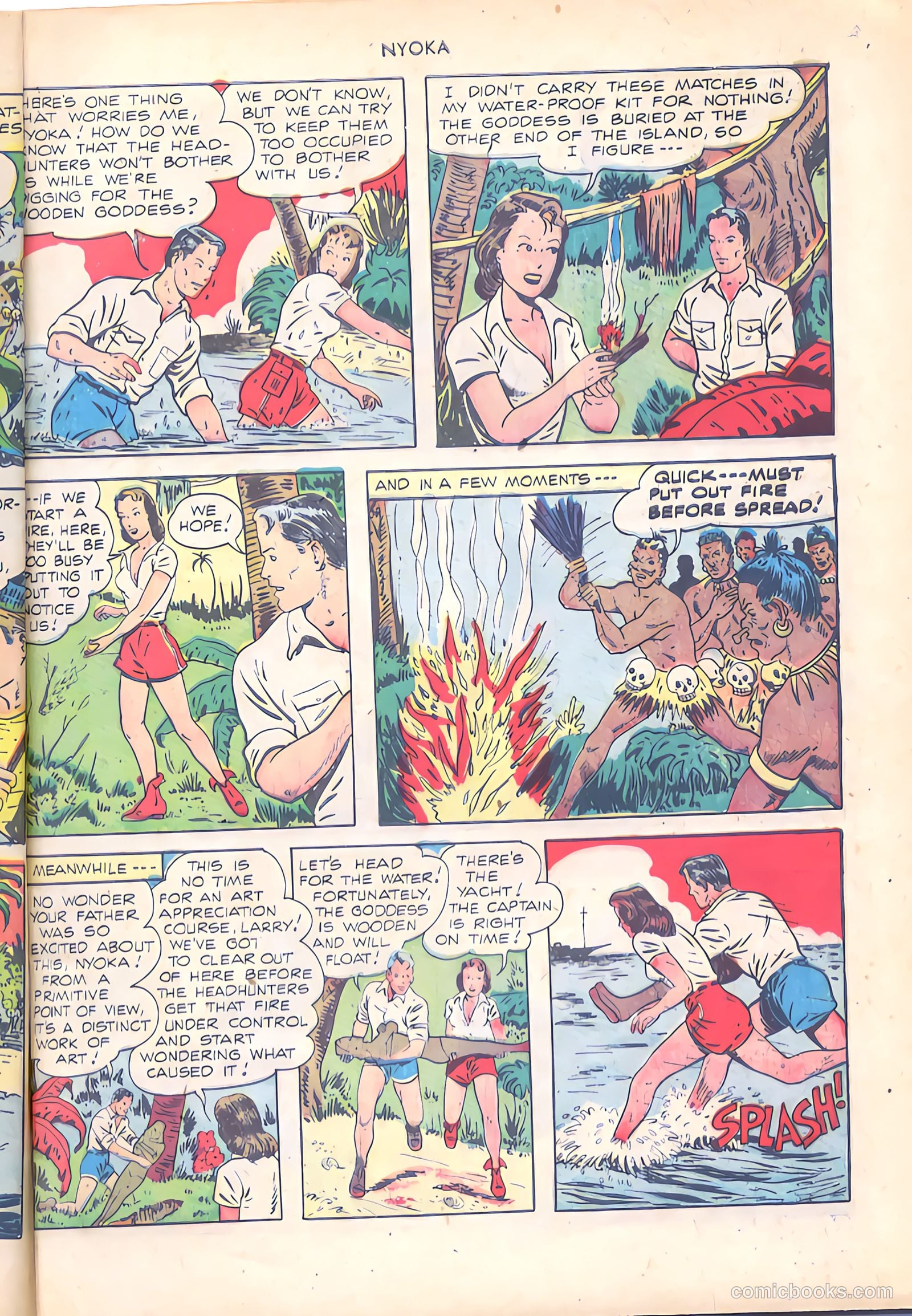 Nyoka the Jungle Girl #25 (1948) — page 7 of 52