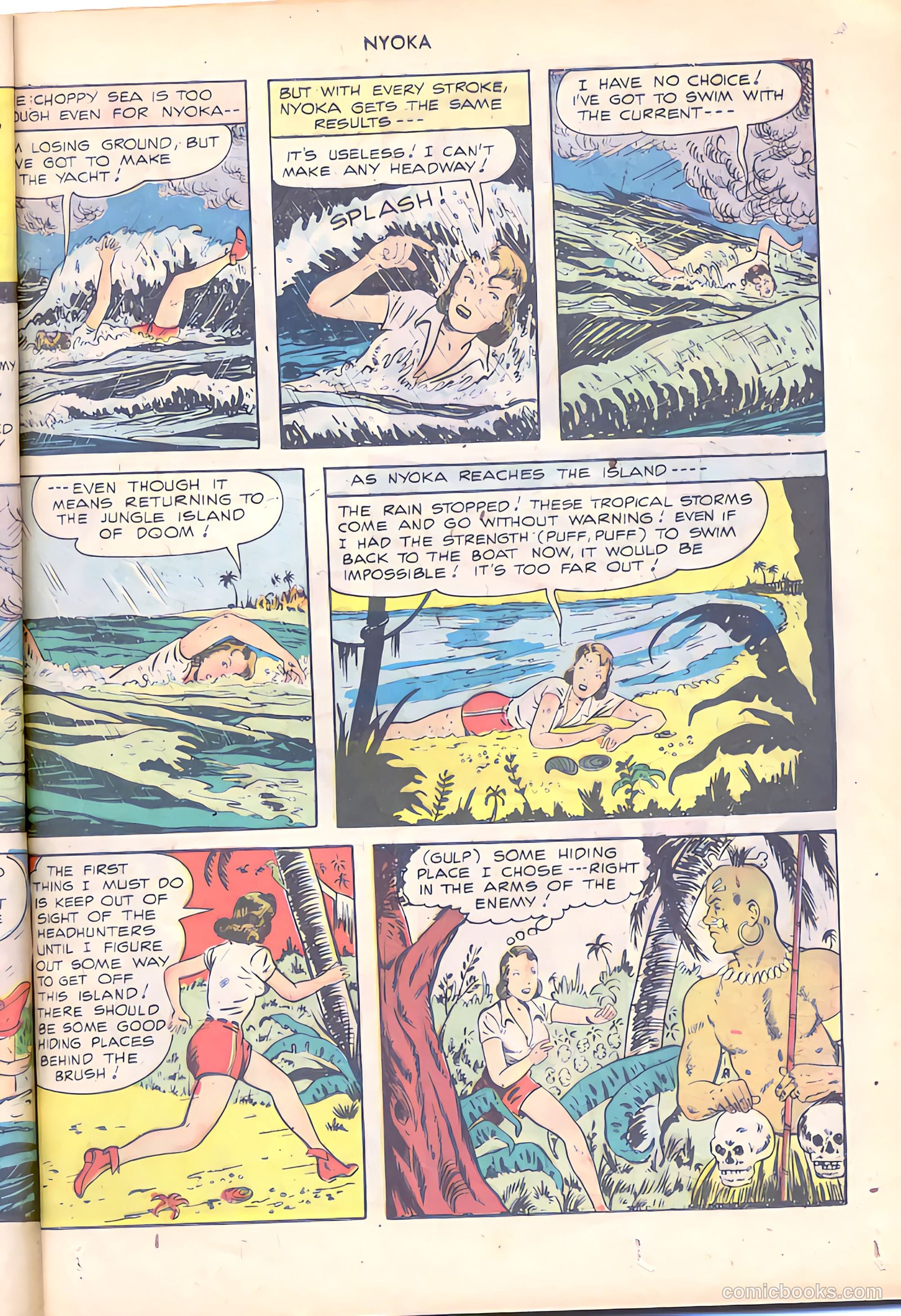 Nyoka the Jungle Girl #25 (1948) — page 15 of 52