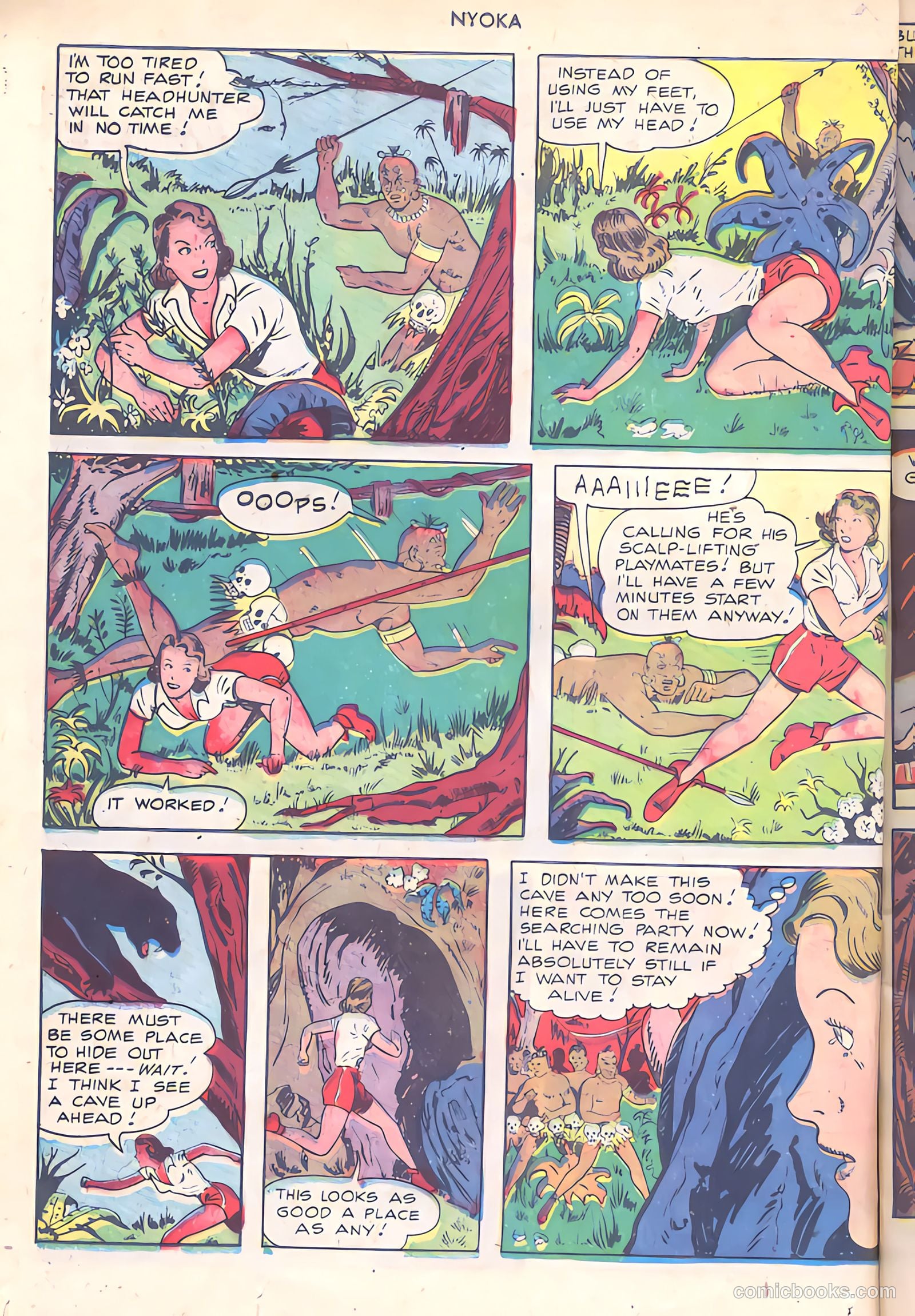 Nyoka the Jungle Girl #25 (1948) — page 16 of 52
