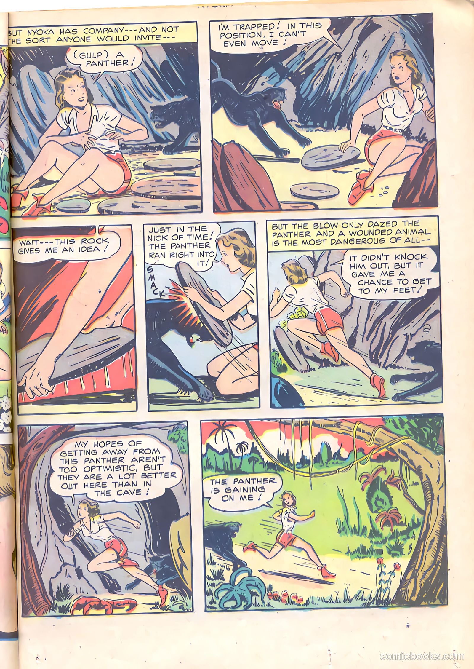 Nyoka the Jungle Girl #25 (1948) — page 17 of 52