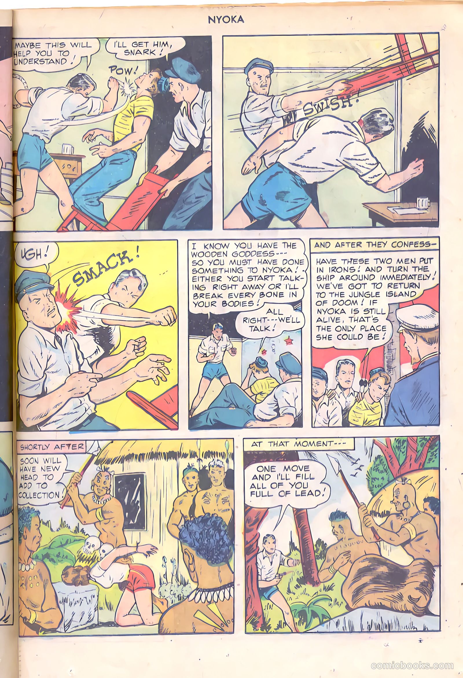 Nyoka the Jungle Girl #25 (1948) — page 21 of 52