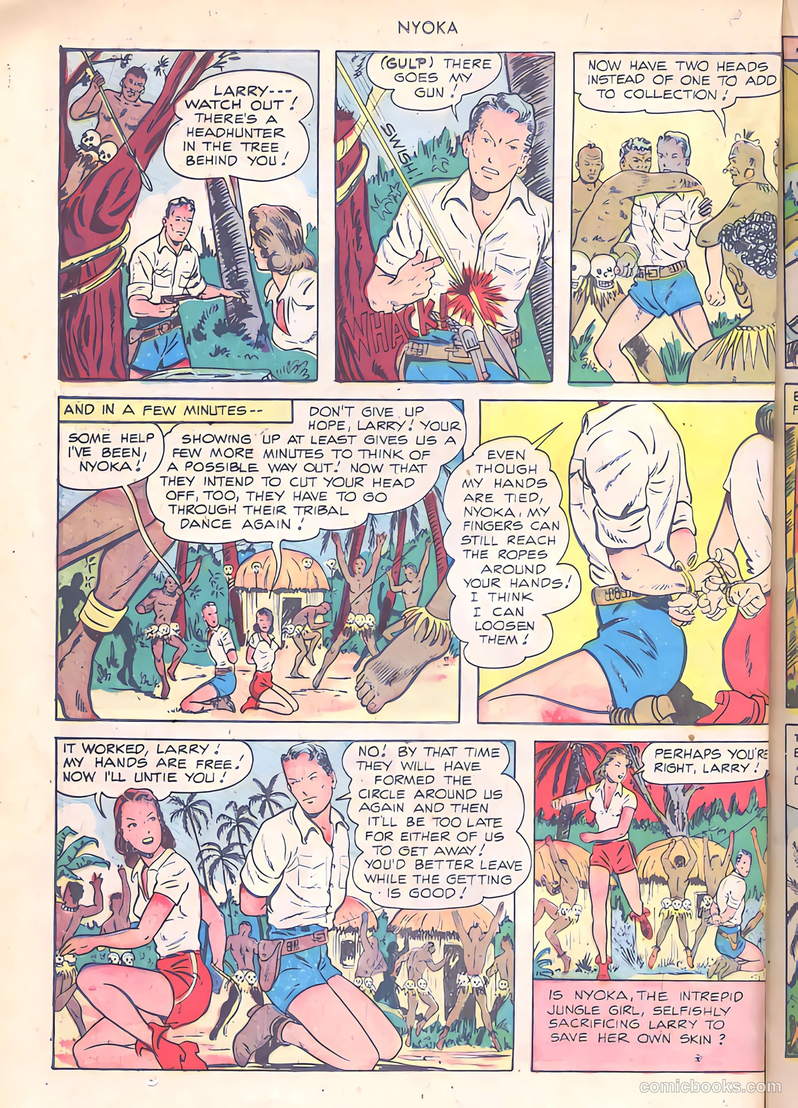 Nyoka the Jungle Girl #25 (1948) — page 22 of 52