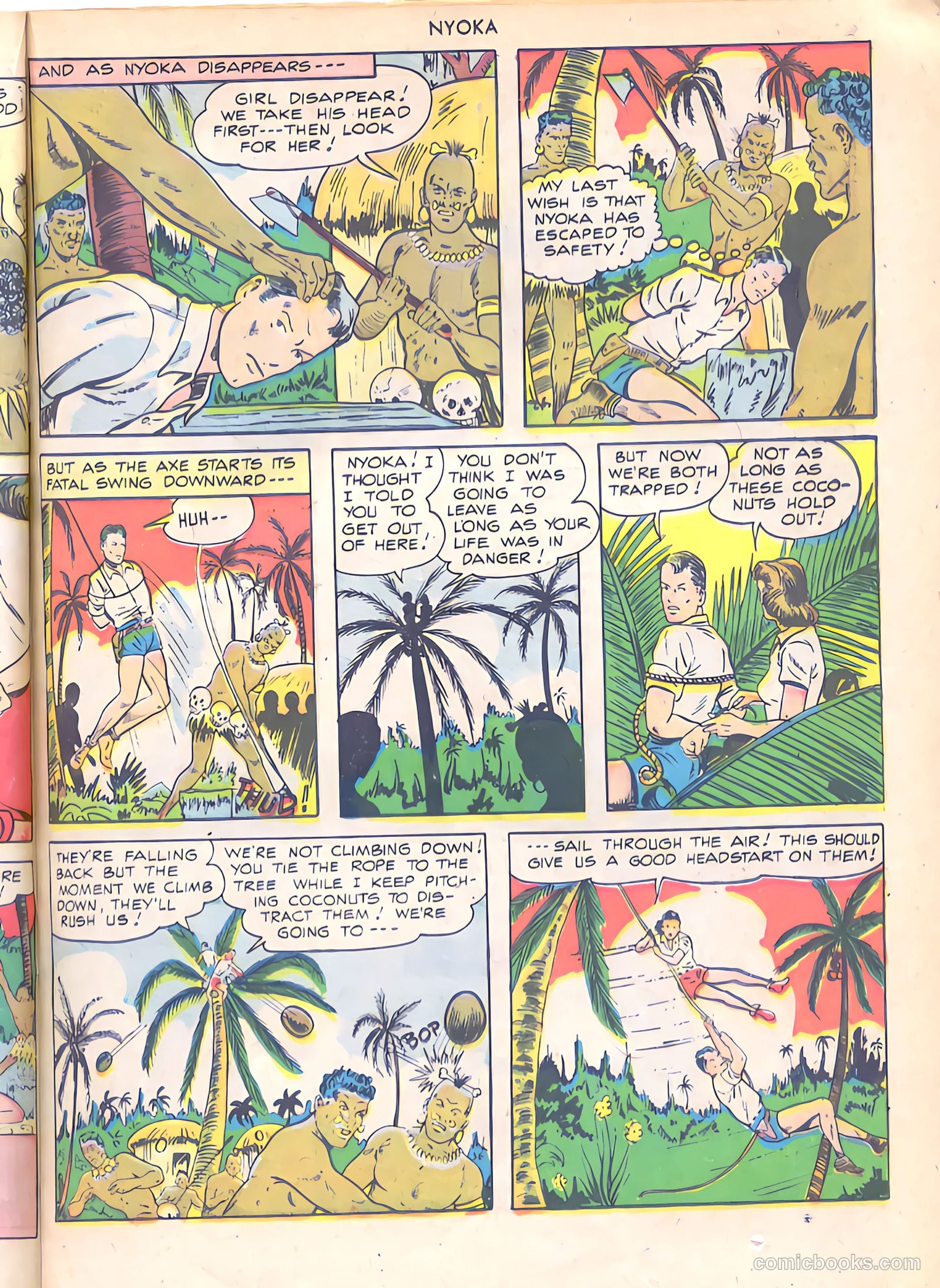Nyoka the Jungle Girl #25 (1948) — page 23 of 52