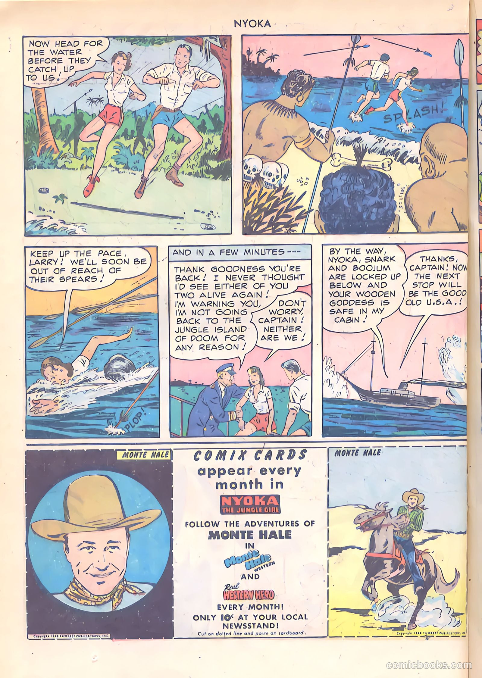Nyoka the Jungle Girl #25 (1948) — page 24 of 52