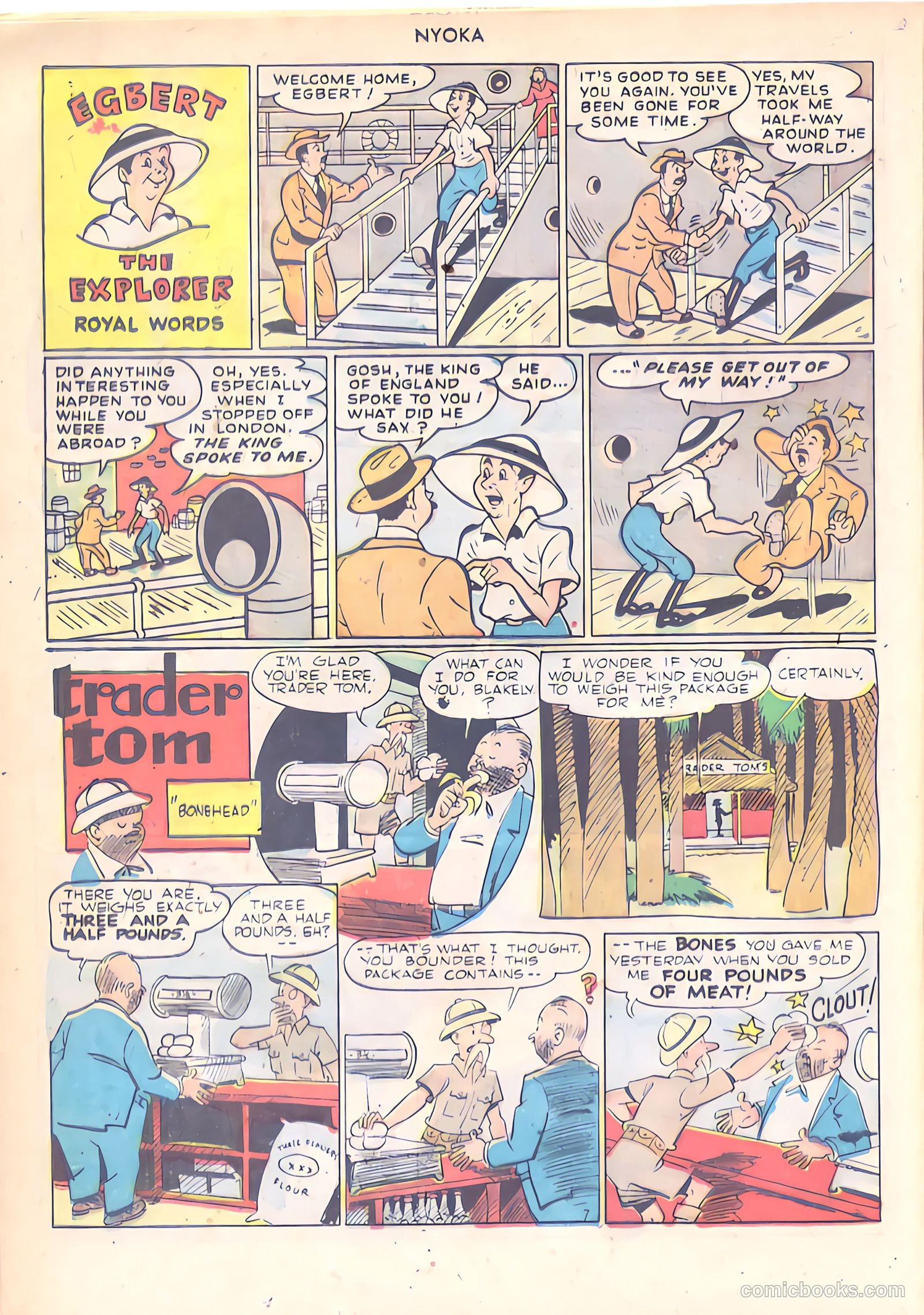 Nyoka the Jungle Girl #25 (1948) — page 32 of 52