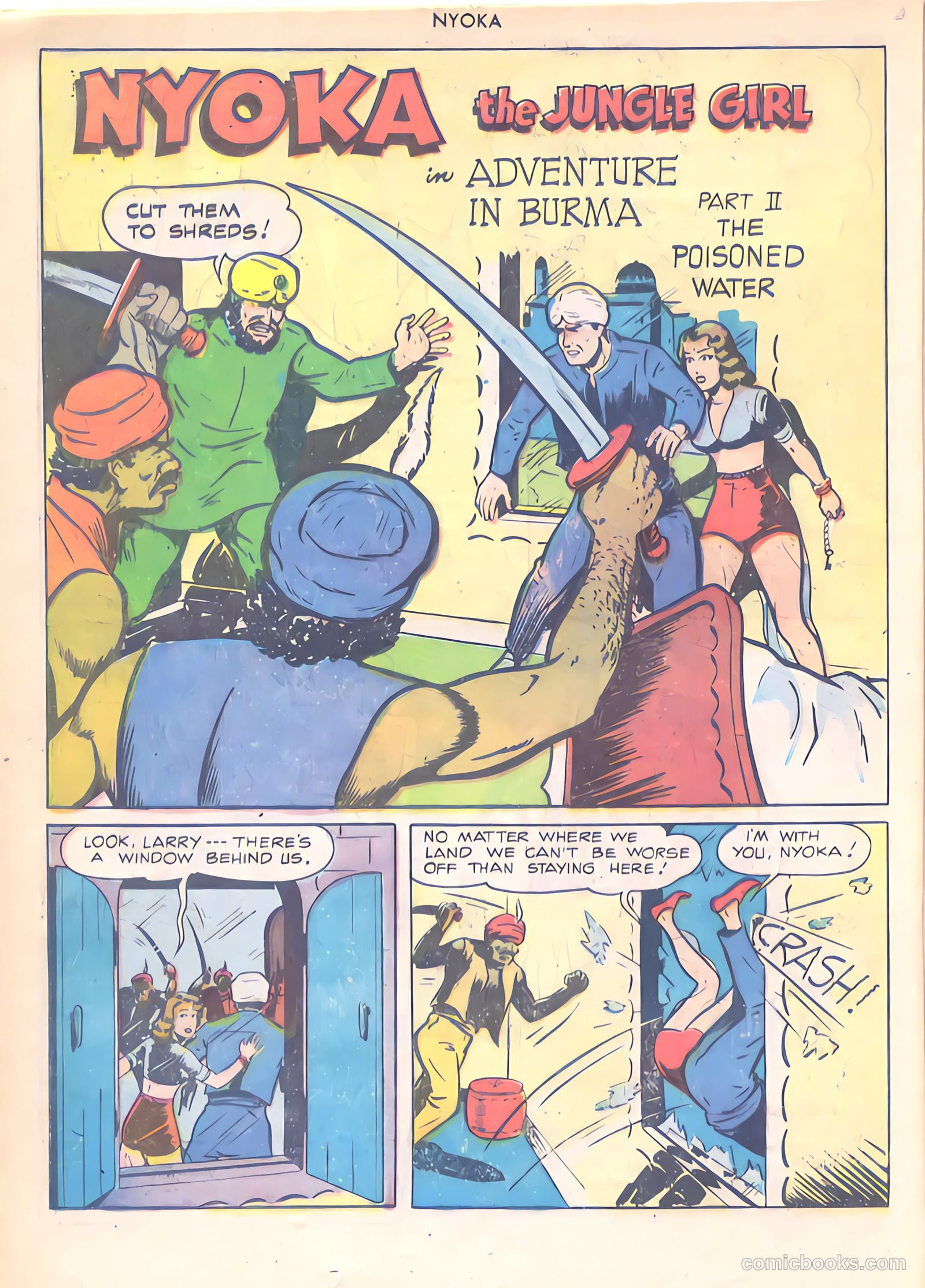 Nyoka the Jungle Girl #25 (1948) — page 34 of 52