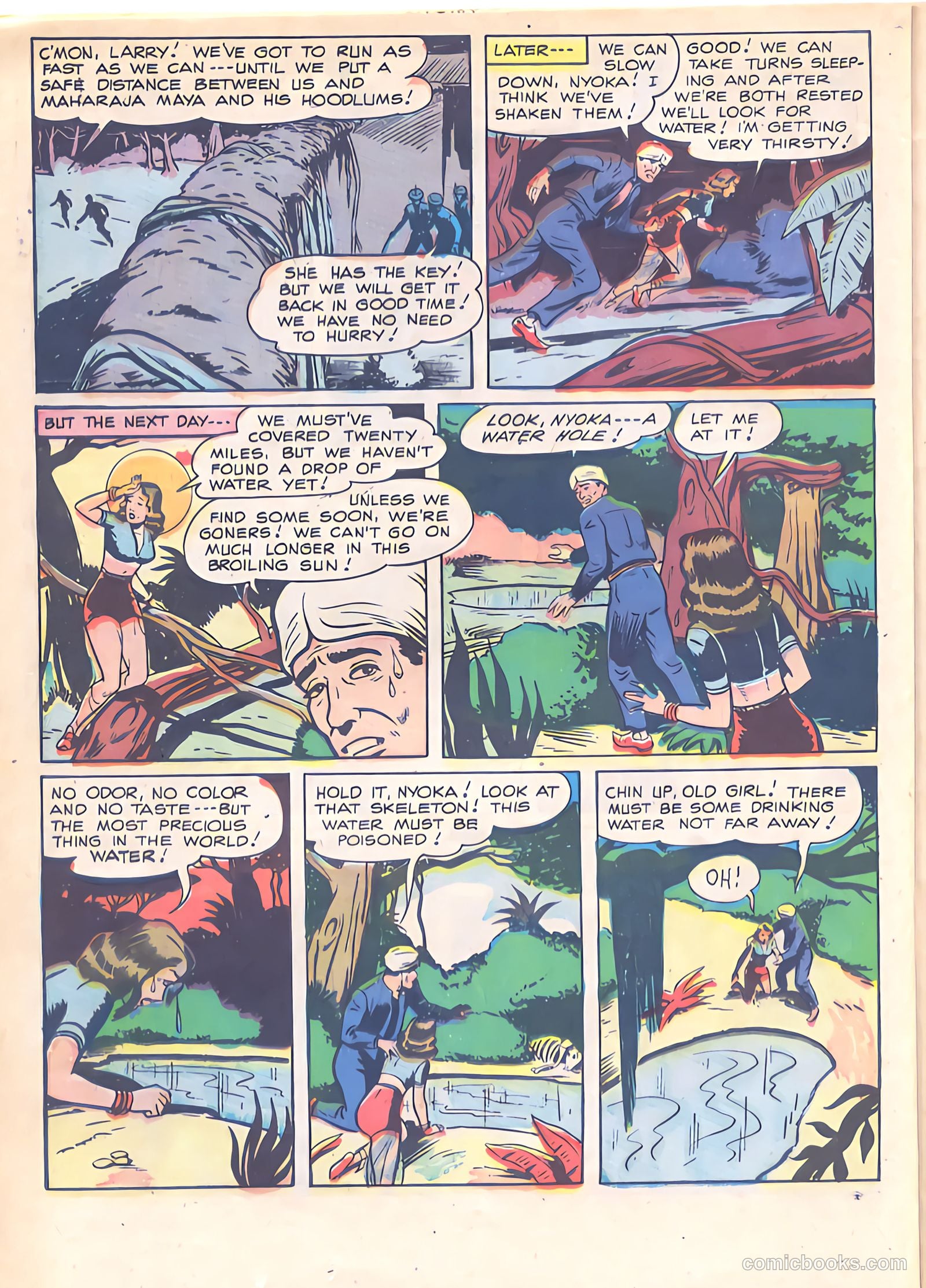 Nyoka the Jungle Girl #25 (1948) — page 36 of 52
