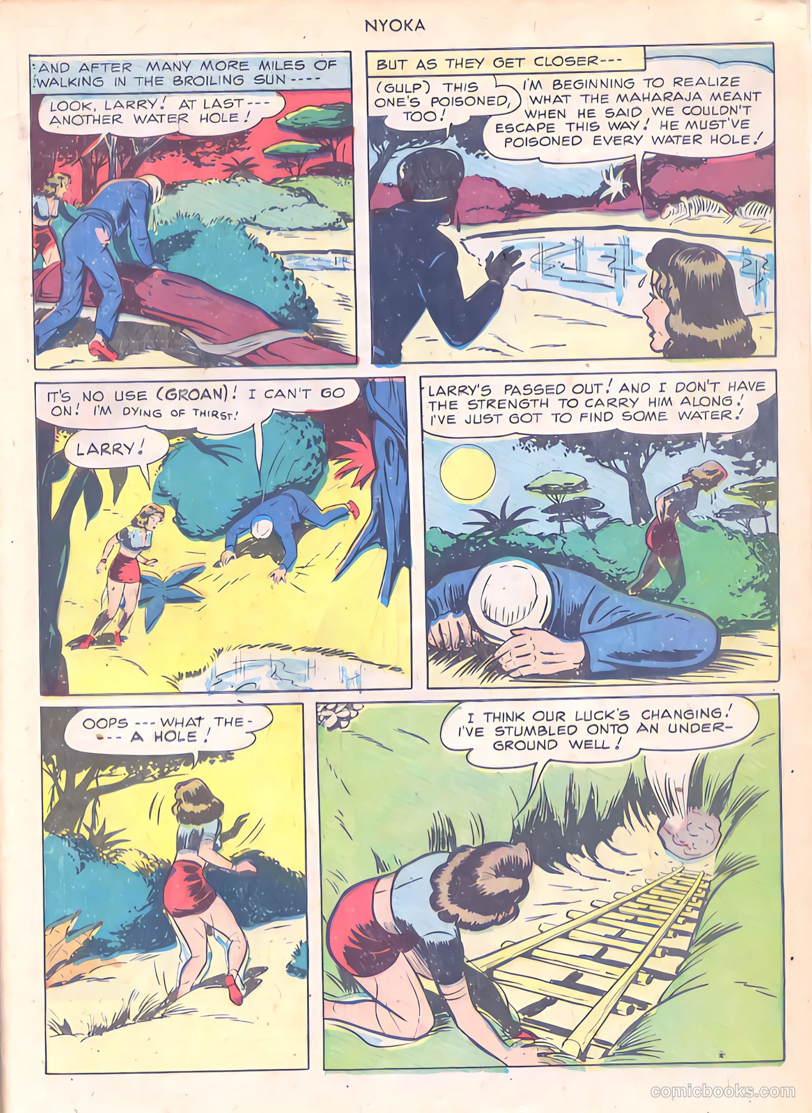 Nyoka the Jungle Girl #25 (1948) — page 37 of 52