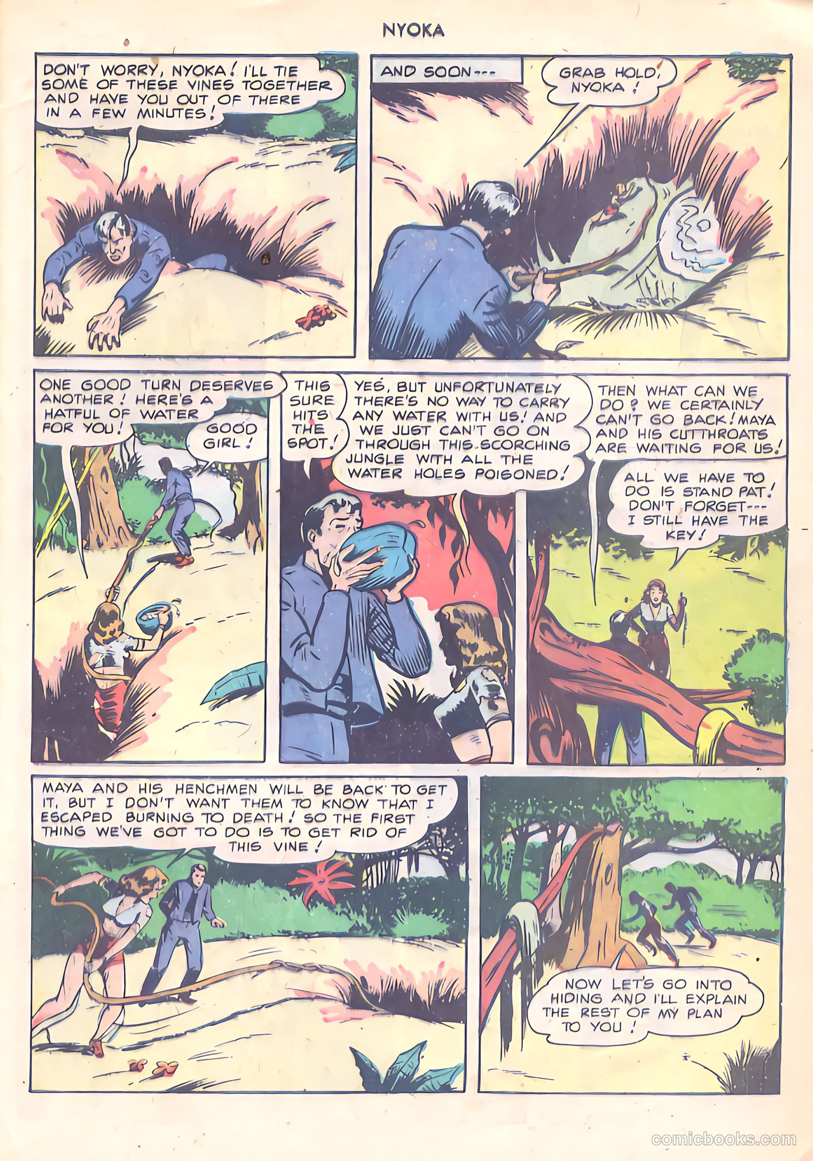 Nyoka the Jungle Girl #25 (1948) — page 45 of 52