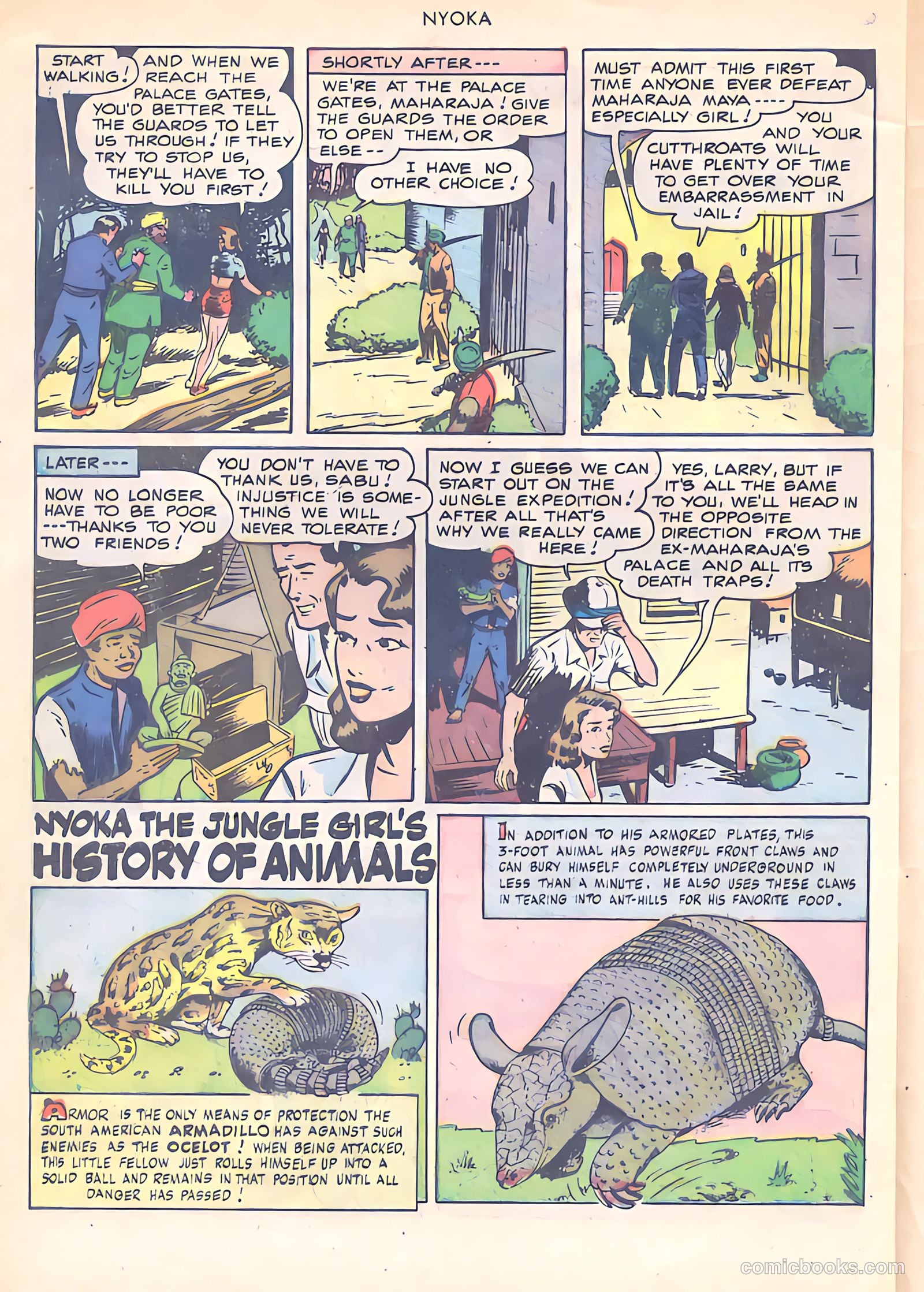 Nyoka the Jungle Girl #25 (1948) — page 48 of 52