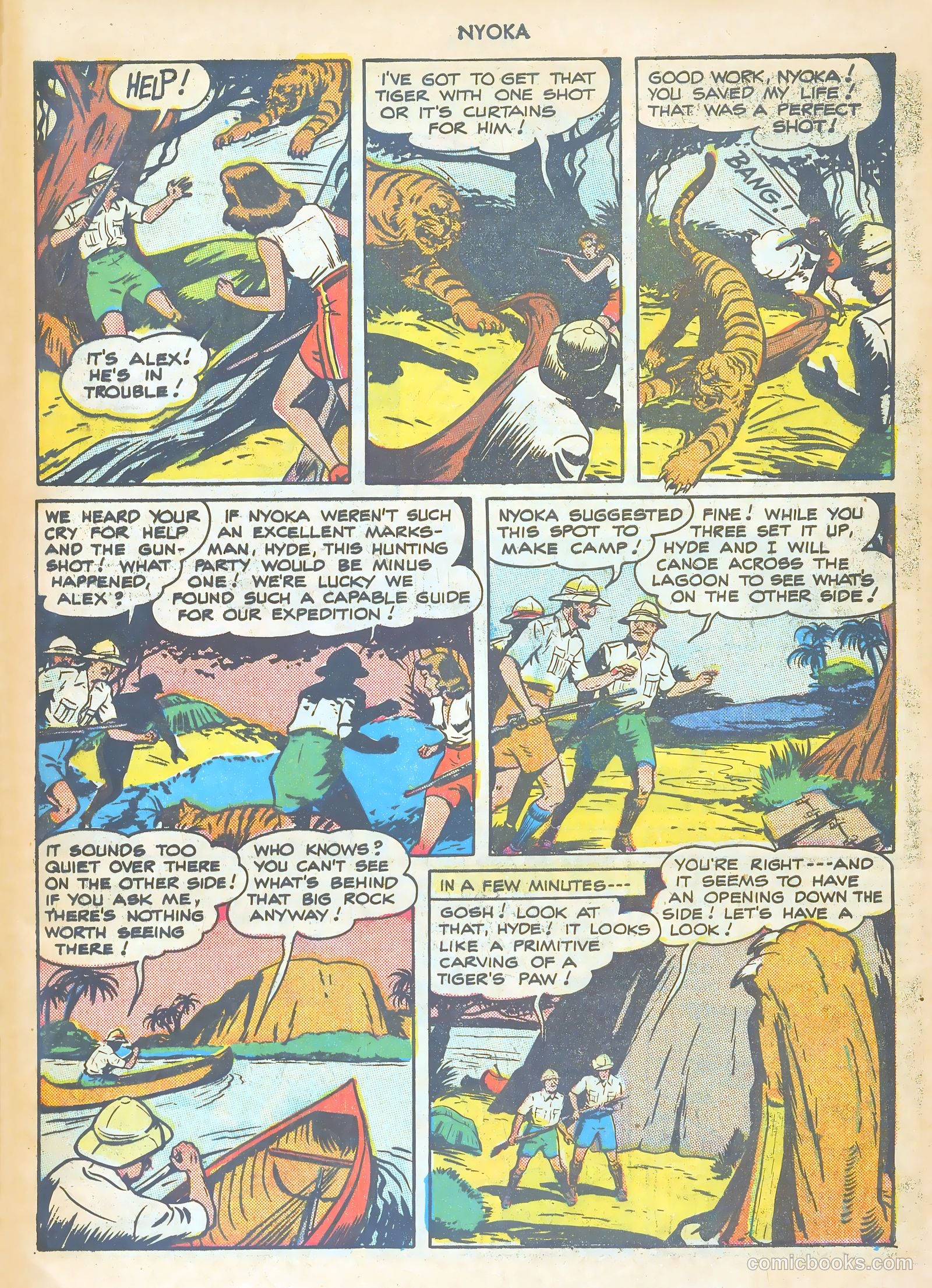 Nyoka the Jungle Girl #26 (1948) — page 5 of 52