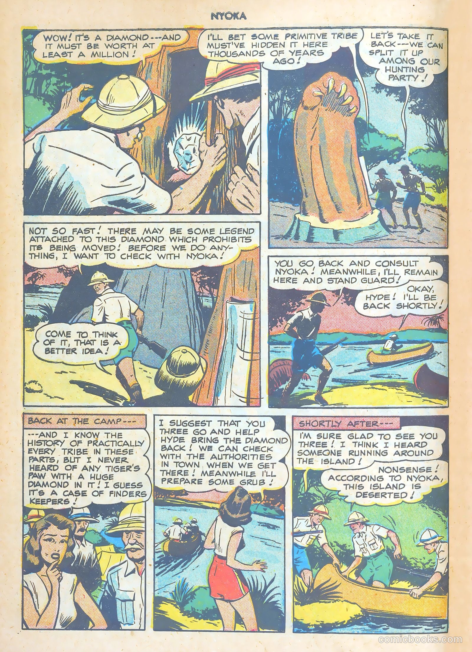Nyoka the Jungle Girl #26 (1948) — page 6 of 52