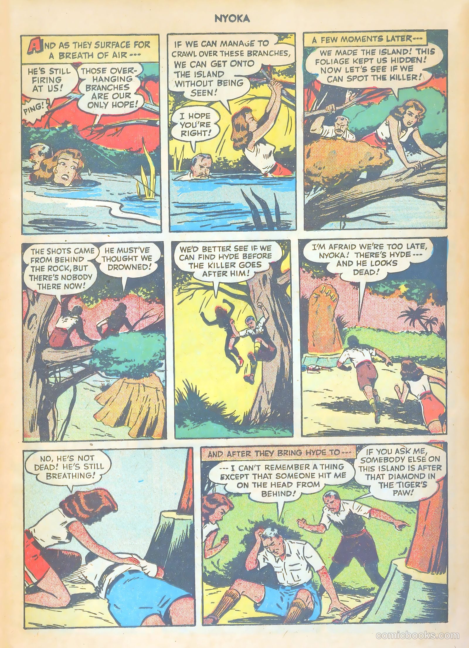 Nyoka the Jungle Girl #26 (1948) — page 15 of 52