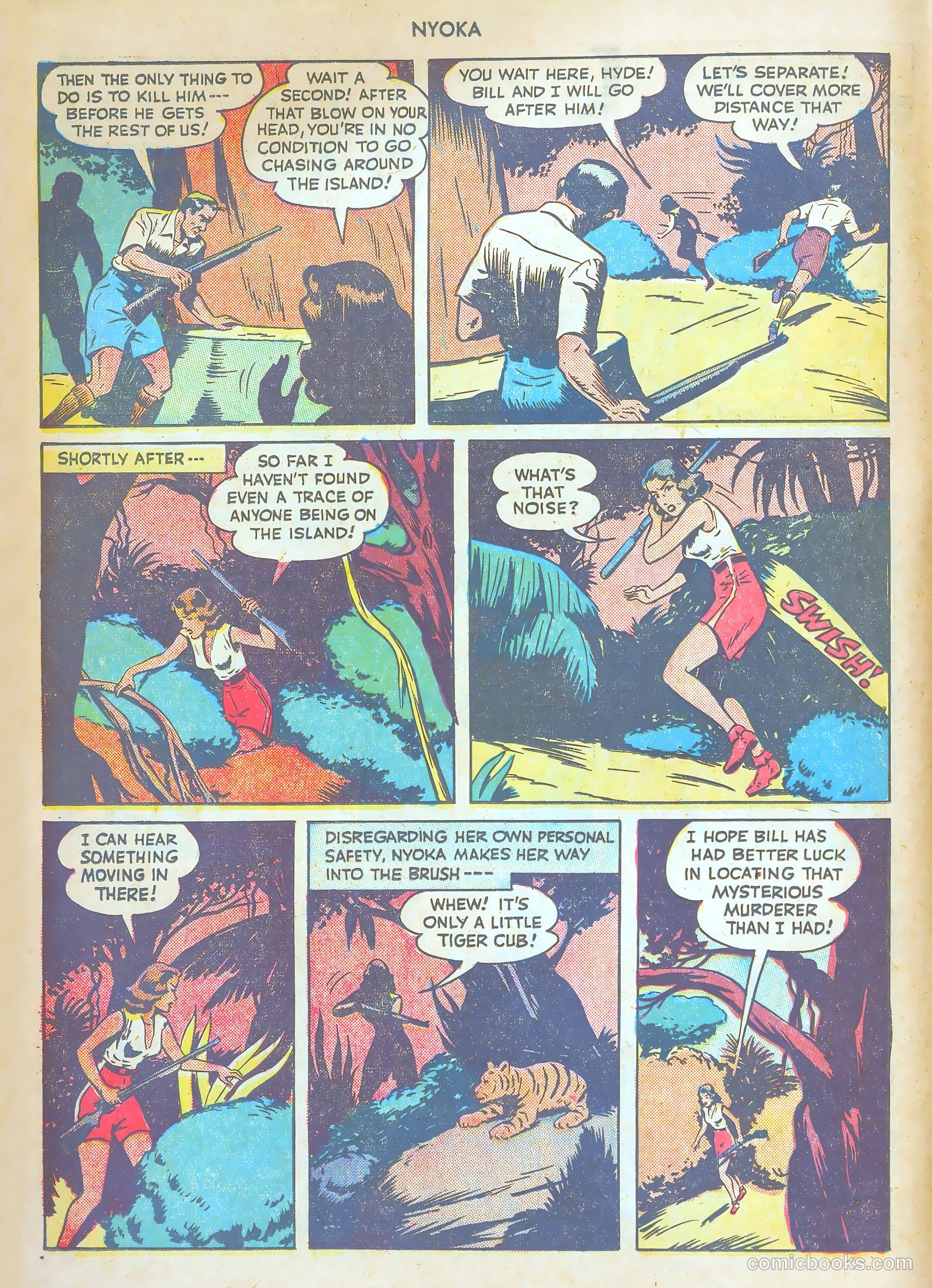 Nyoka the Jungle Girl #26 (1948) — page 16 of 52