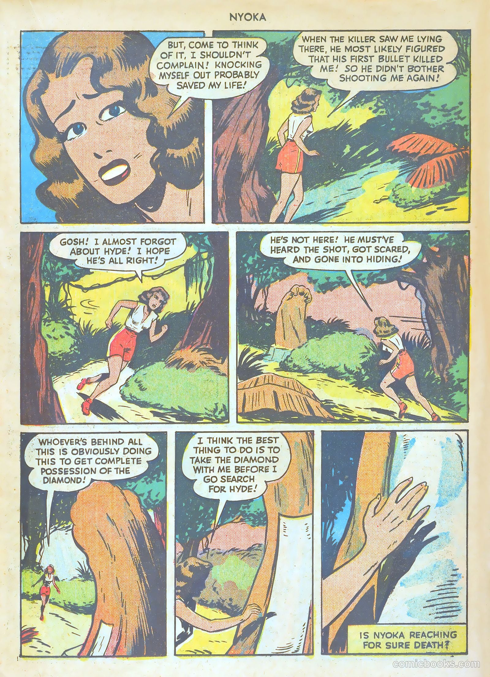 Nyoka the Jungle Girl #26 (1948) — page 25 of 52
