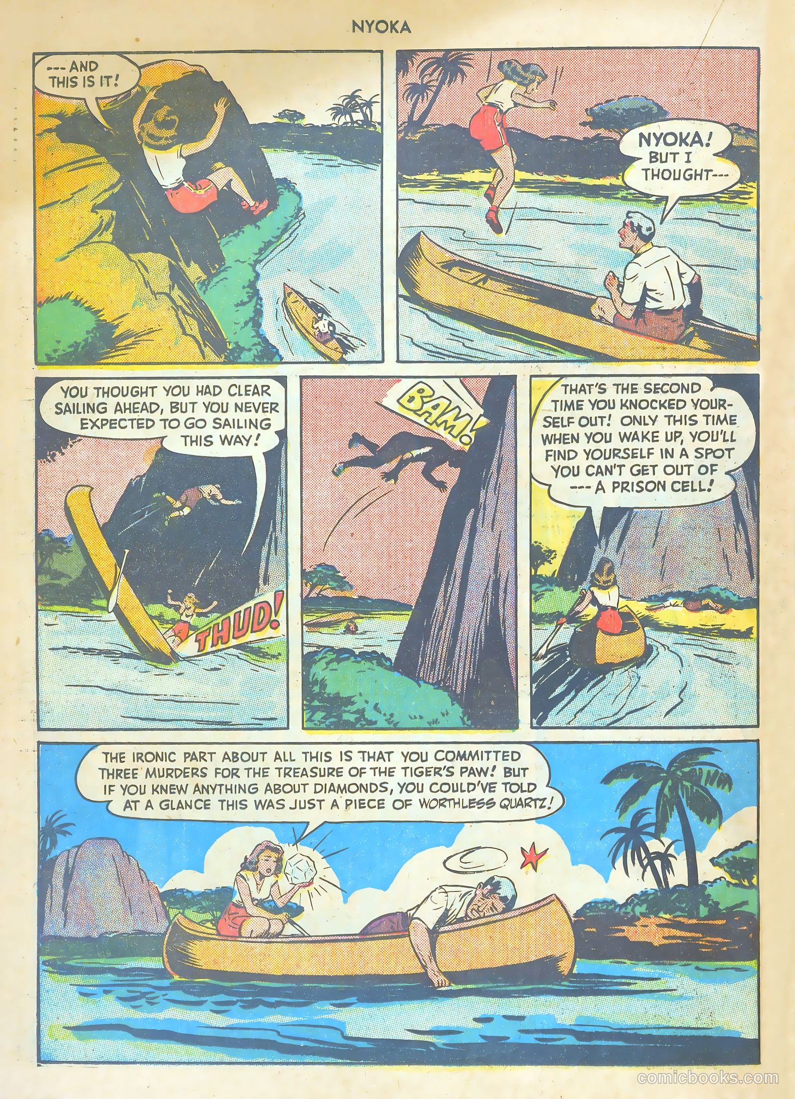 Nyoka the Jungle Girl #26 (1948) — page 28 of 52