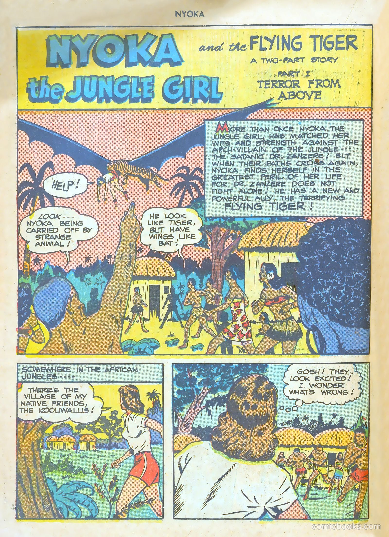 Nyoka the Jungle Girl #26 (1948) — page 34 of 52