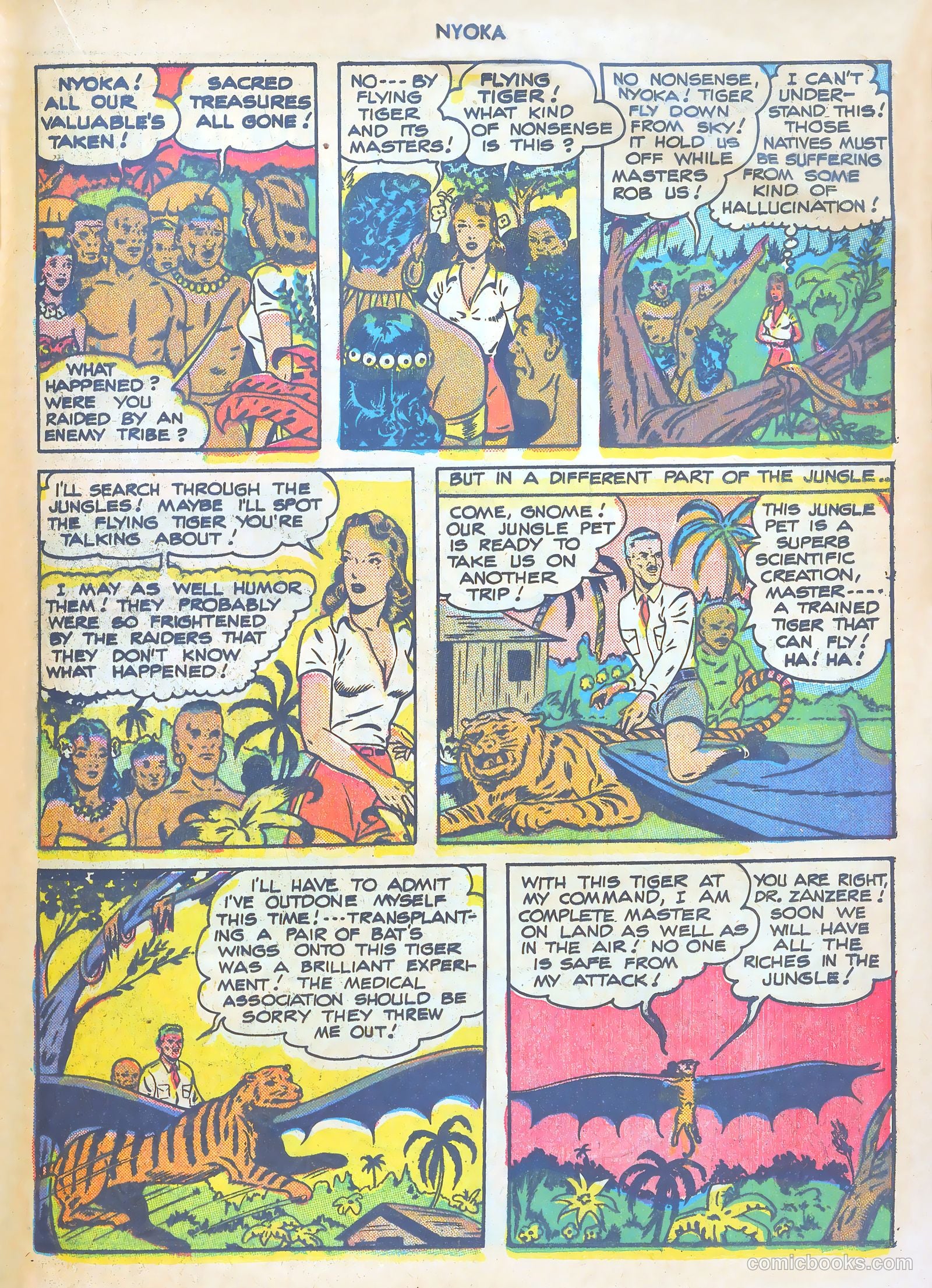 Nyoka the Jungle Girl #26 (1948) — page 35 of 52
