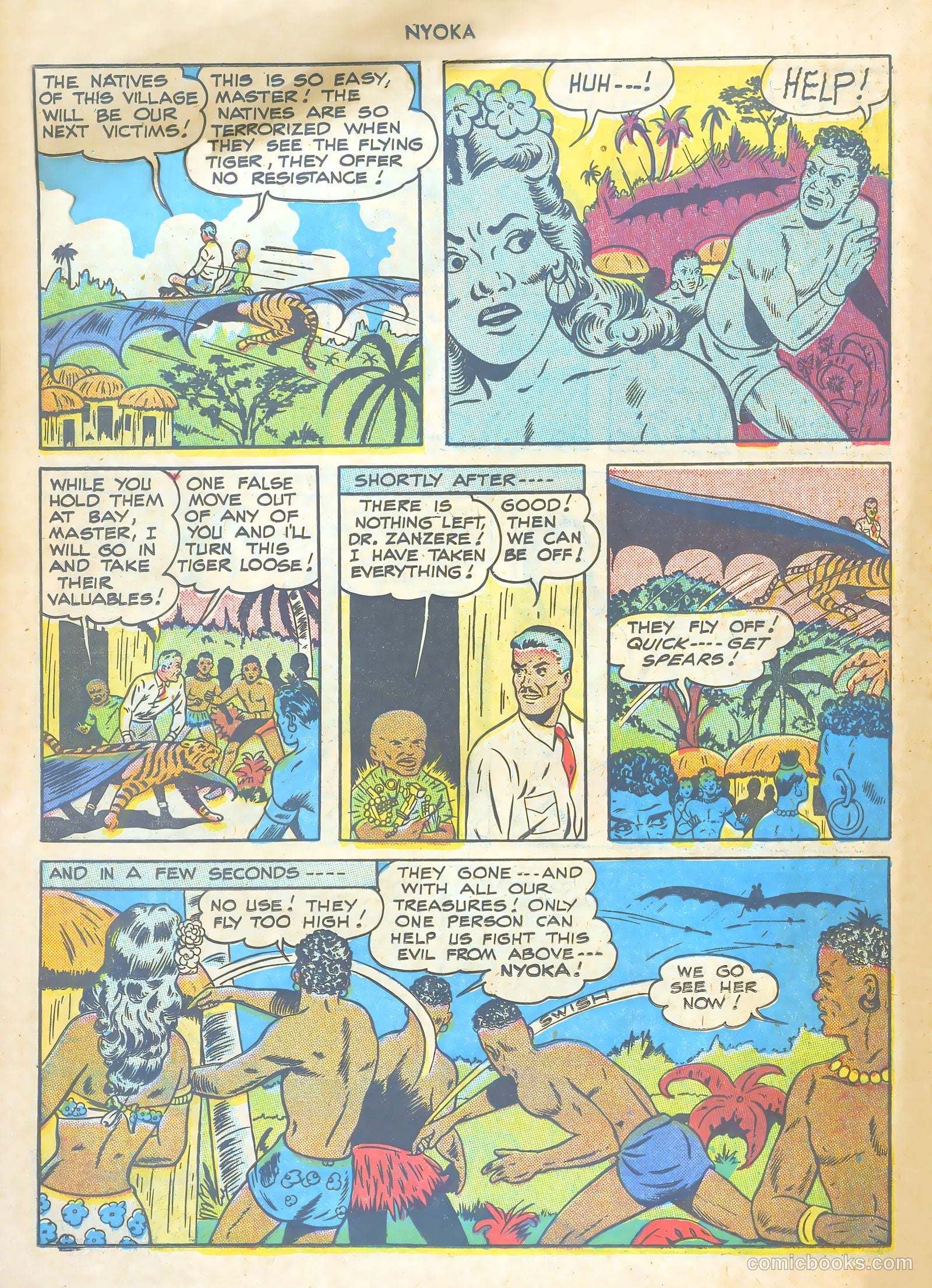 Nyoka the Jungle Girl #26 (1948) — page 36 of 52