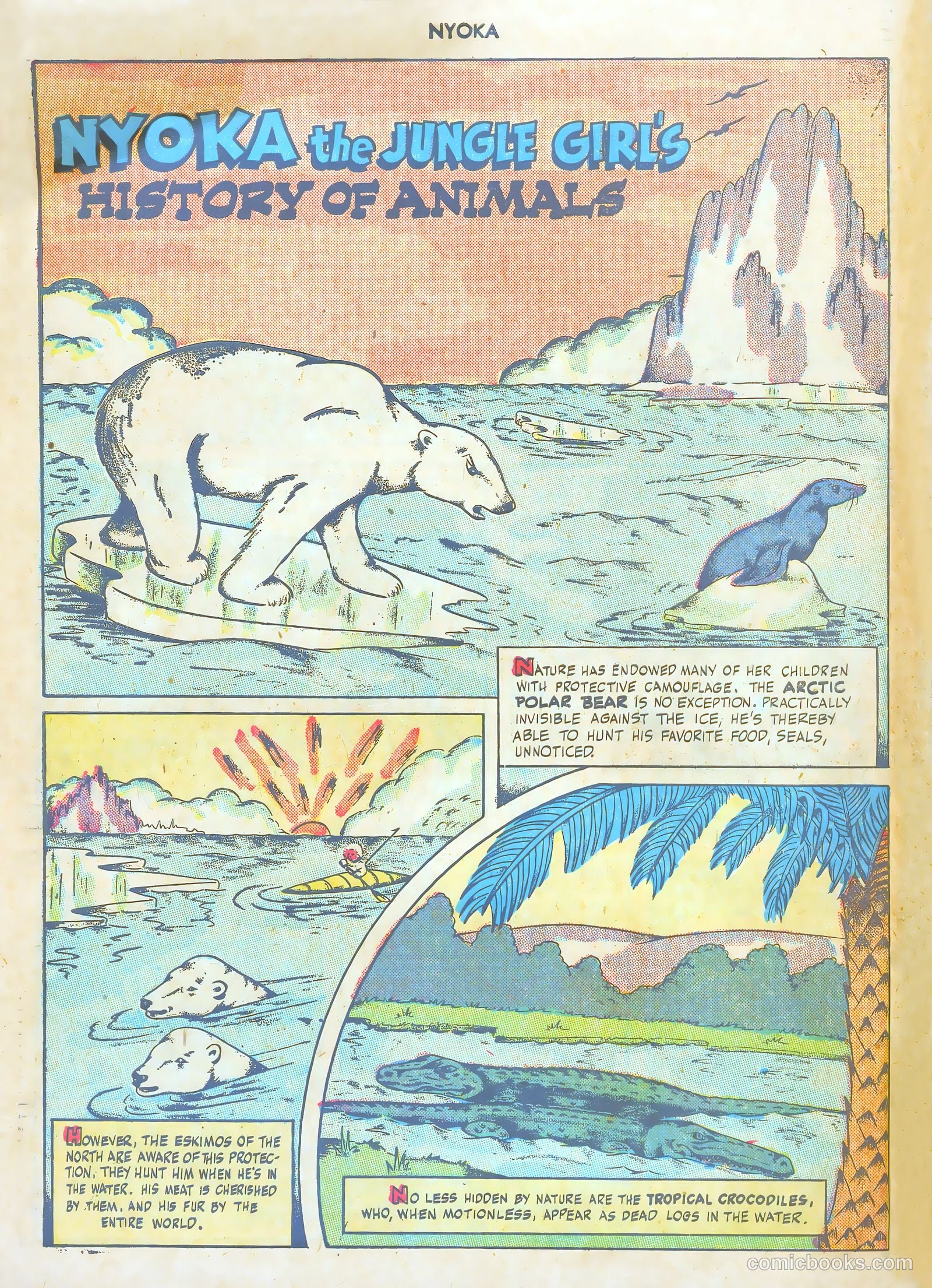 Nyoka the Jungle Girl #26 (1948) — page 40 of 52