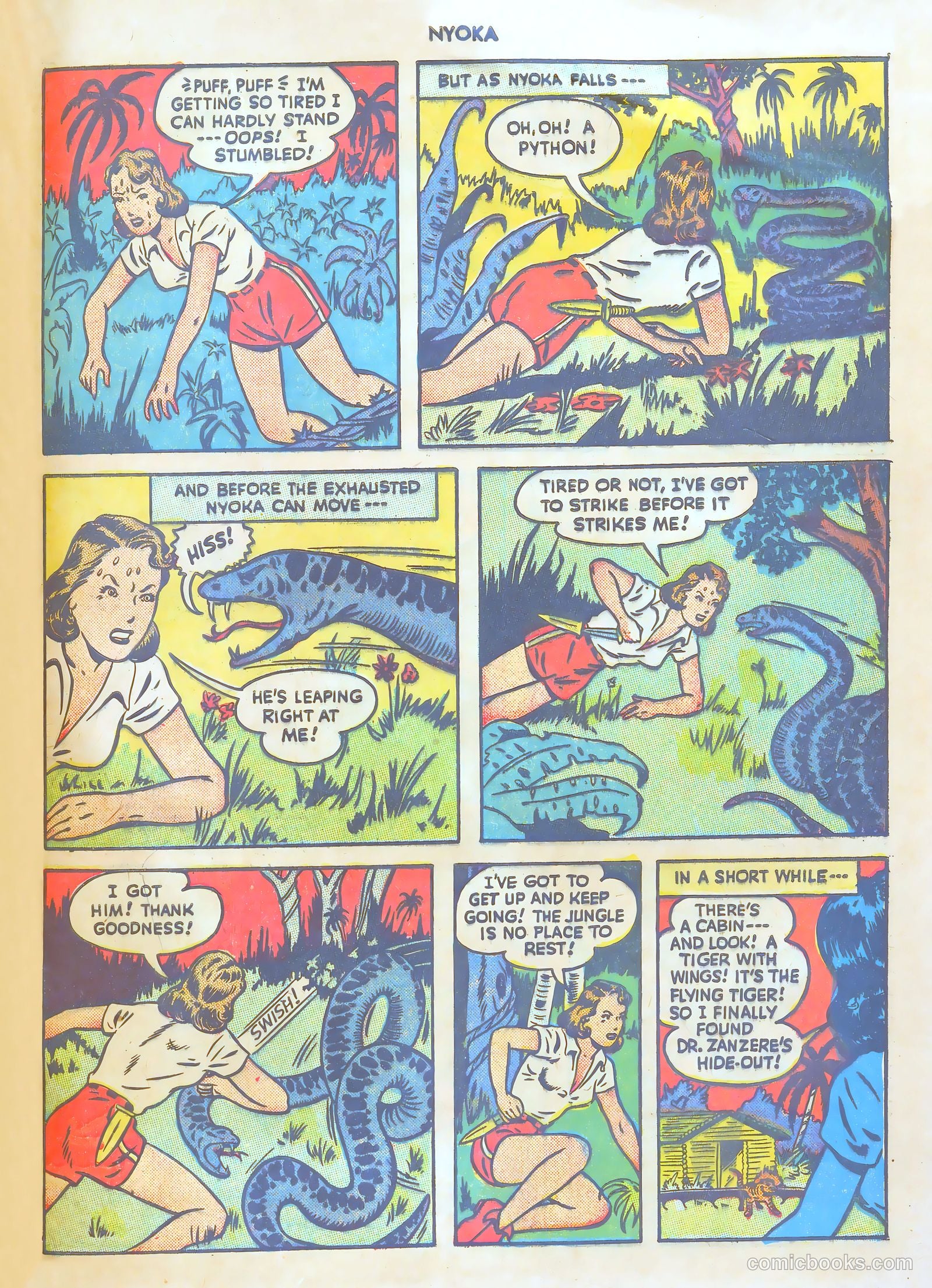 Nyoka the Jungle Girl #26 (1948) — page 45 of 52