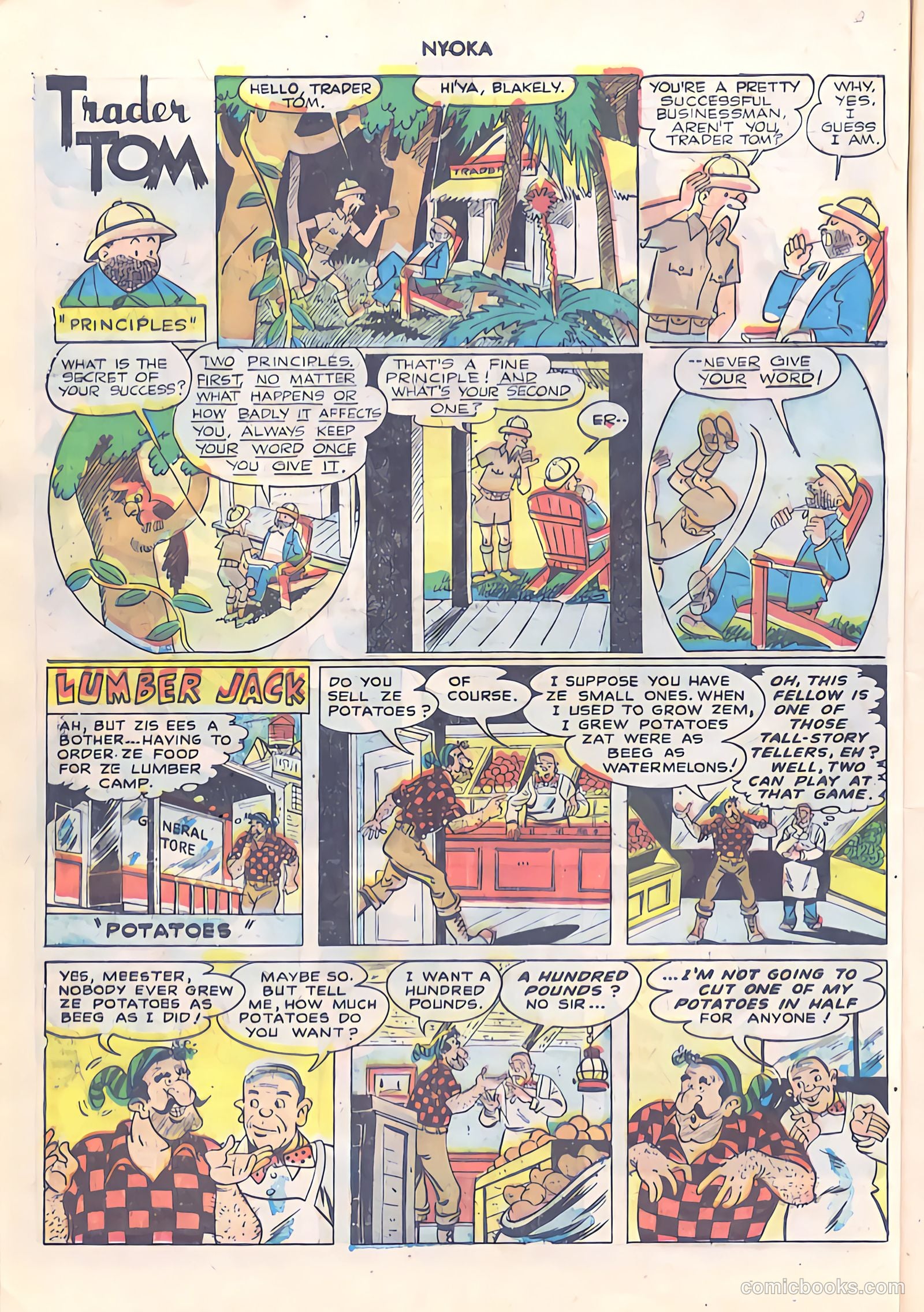 Nyoka the Jungle Girl #27 (1949) — page 10 of 52