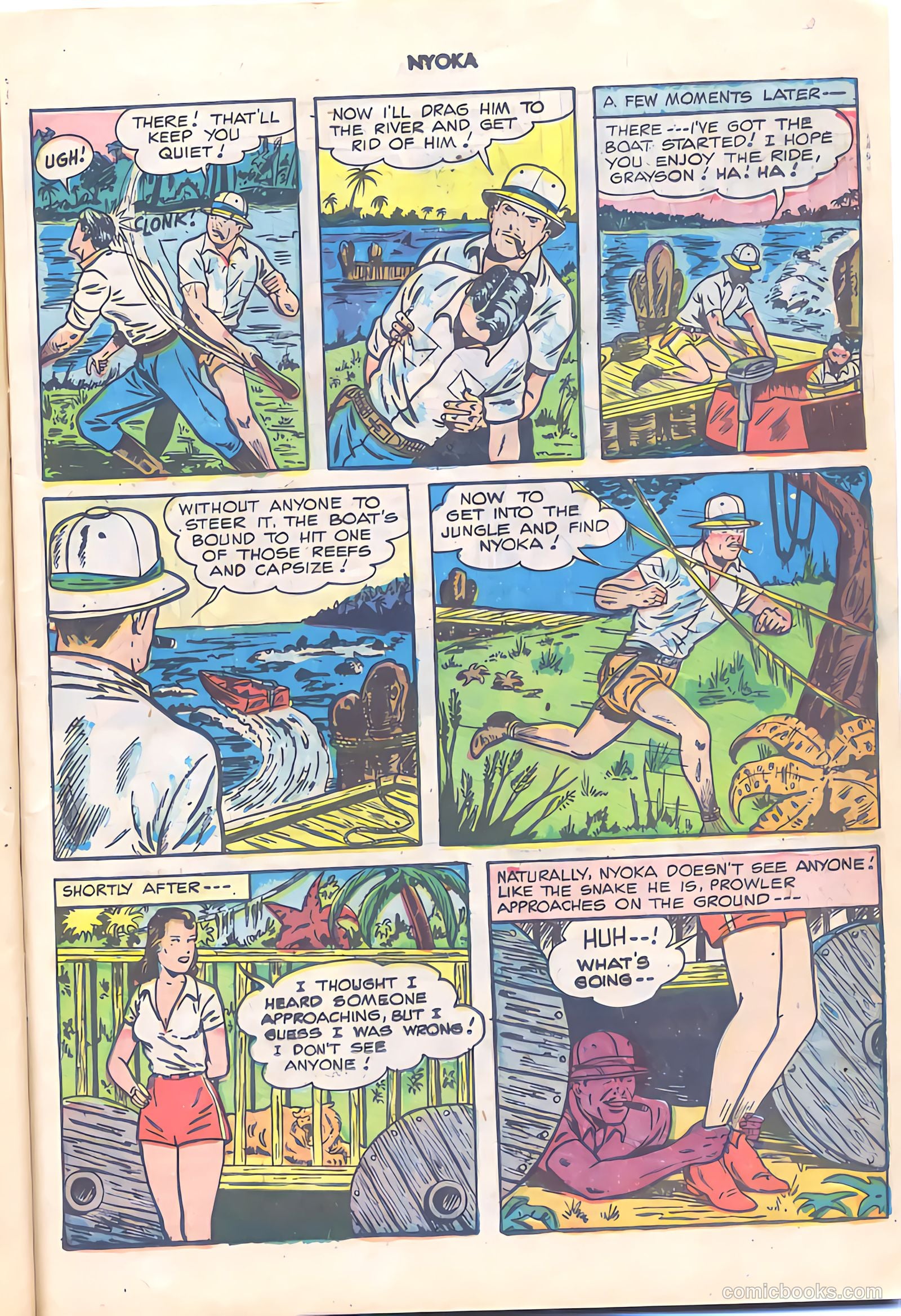 Nyoka the Jungle Girl #27 (1949) — page 17 of 52