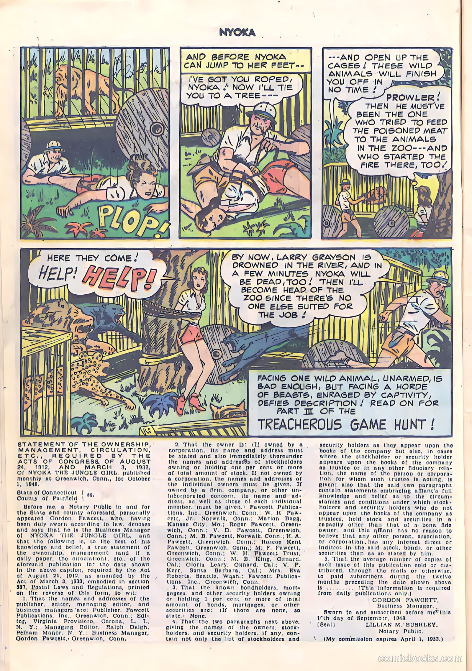 Nyoka the Jungle Girl #27 (1949) — page 18 of 52