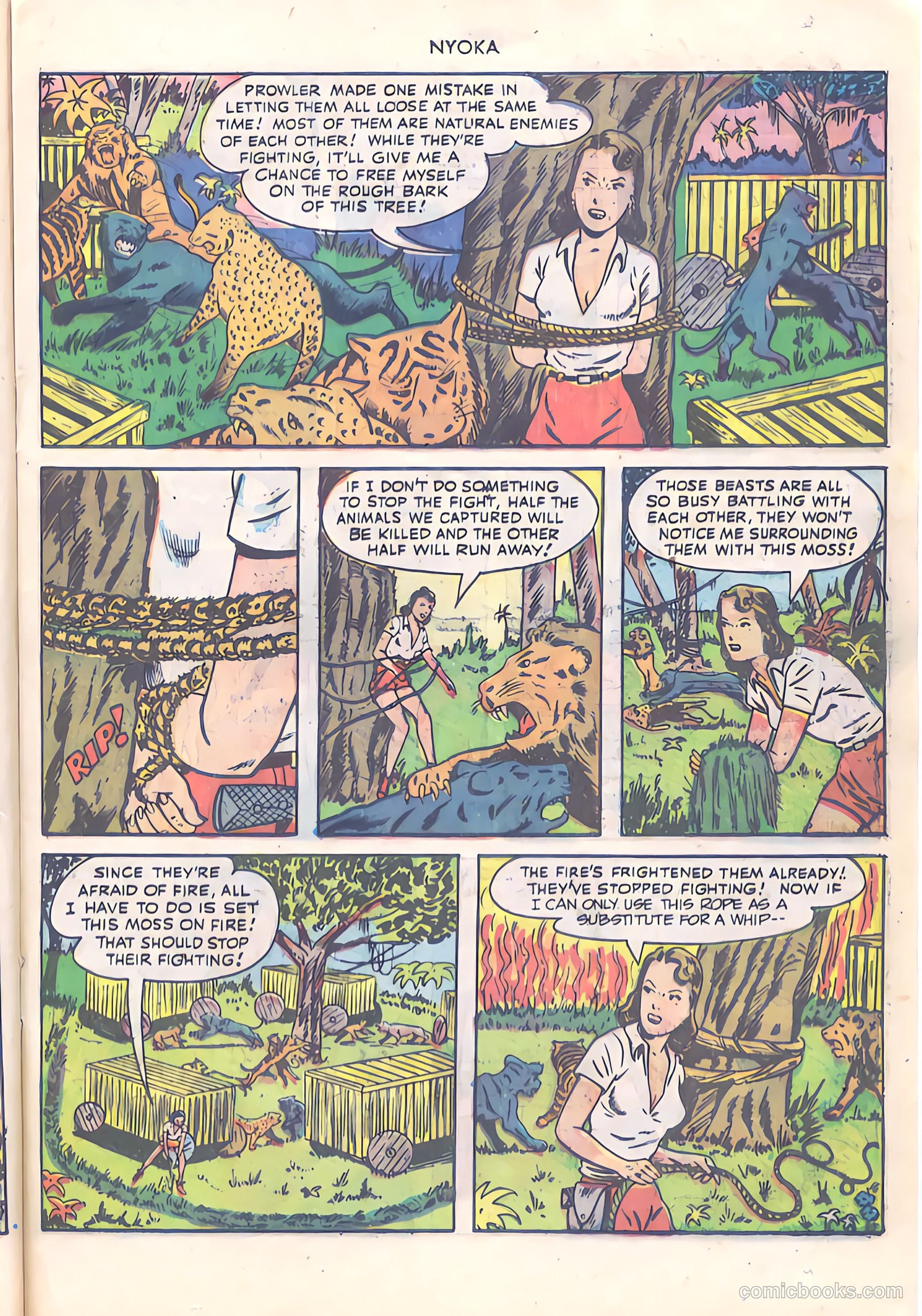 Nyoka the Jungle Girl #27 (1949) — page 25 of 52