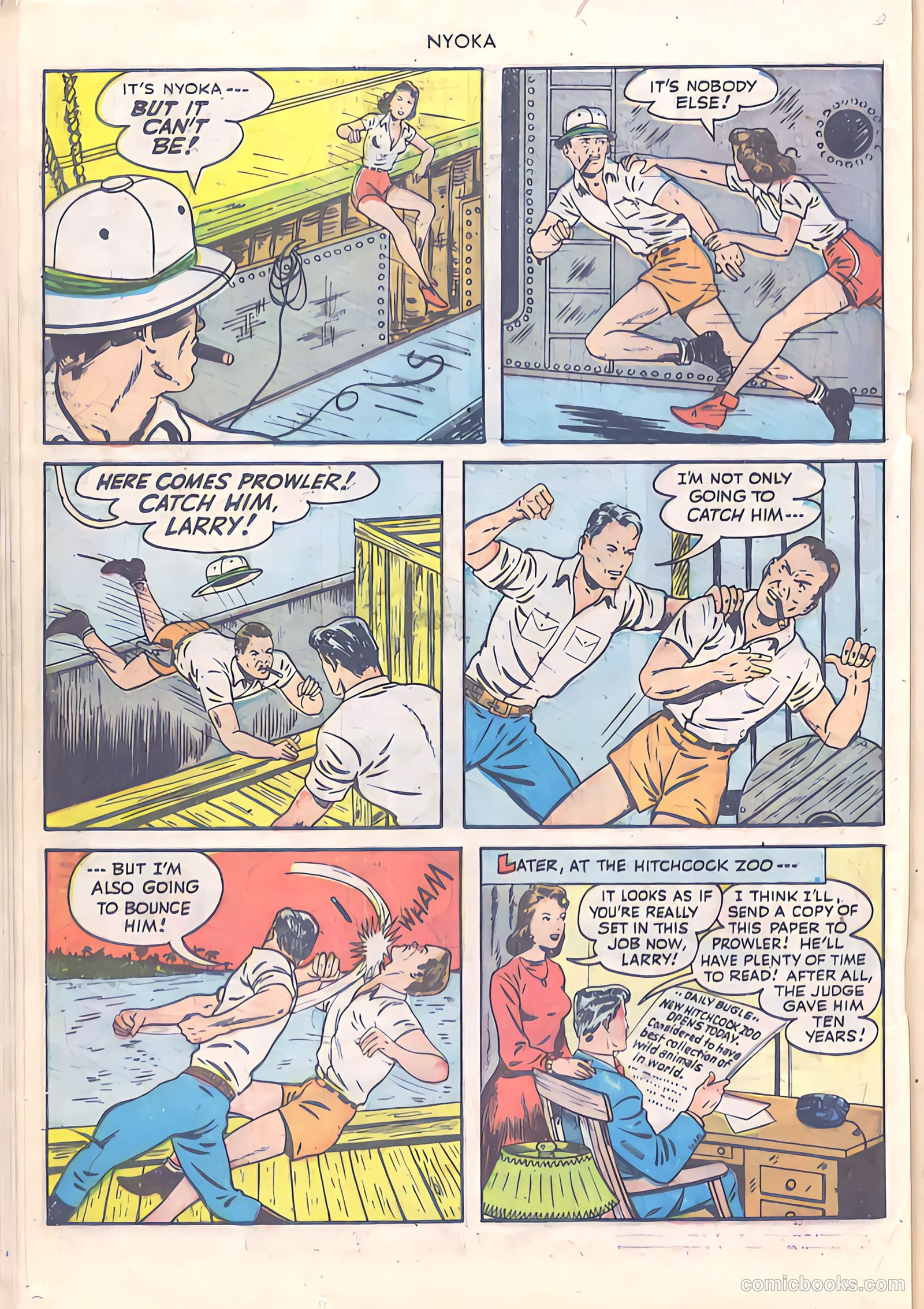 Nyoka the Jungle Girl #27 (1949) — page 28 of 52