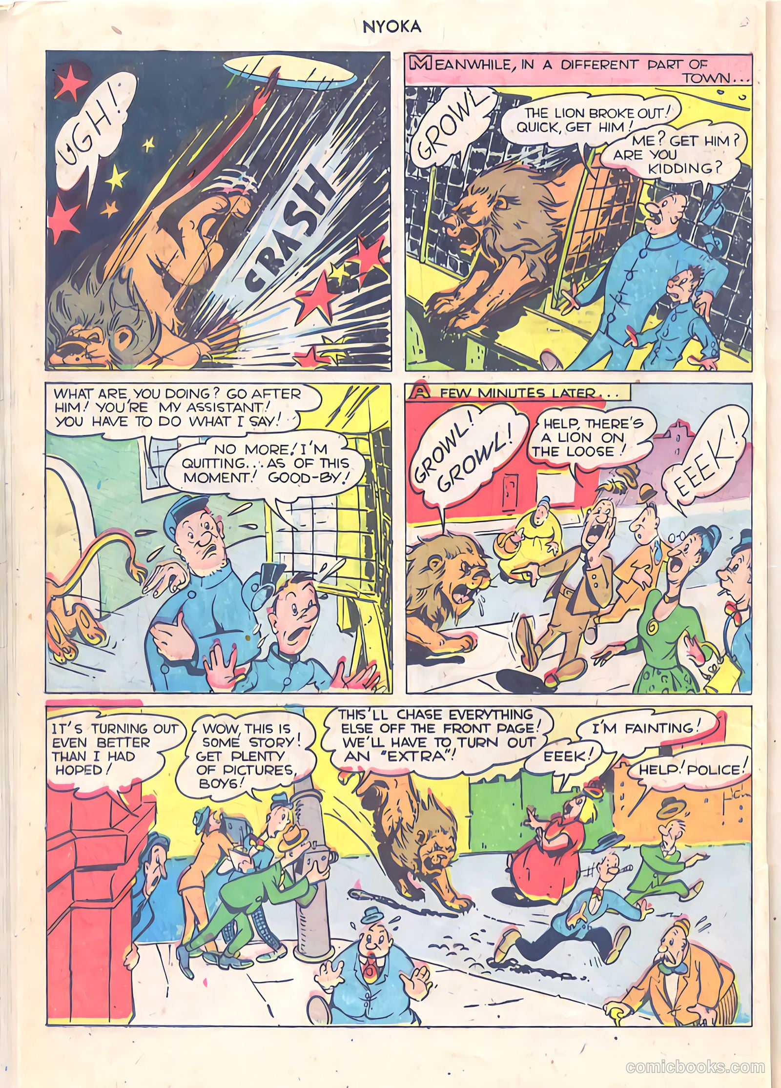 Nyoka the Jungle Girl #27 (1949) — page 32 of 52