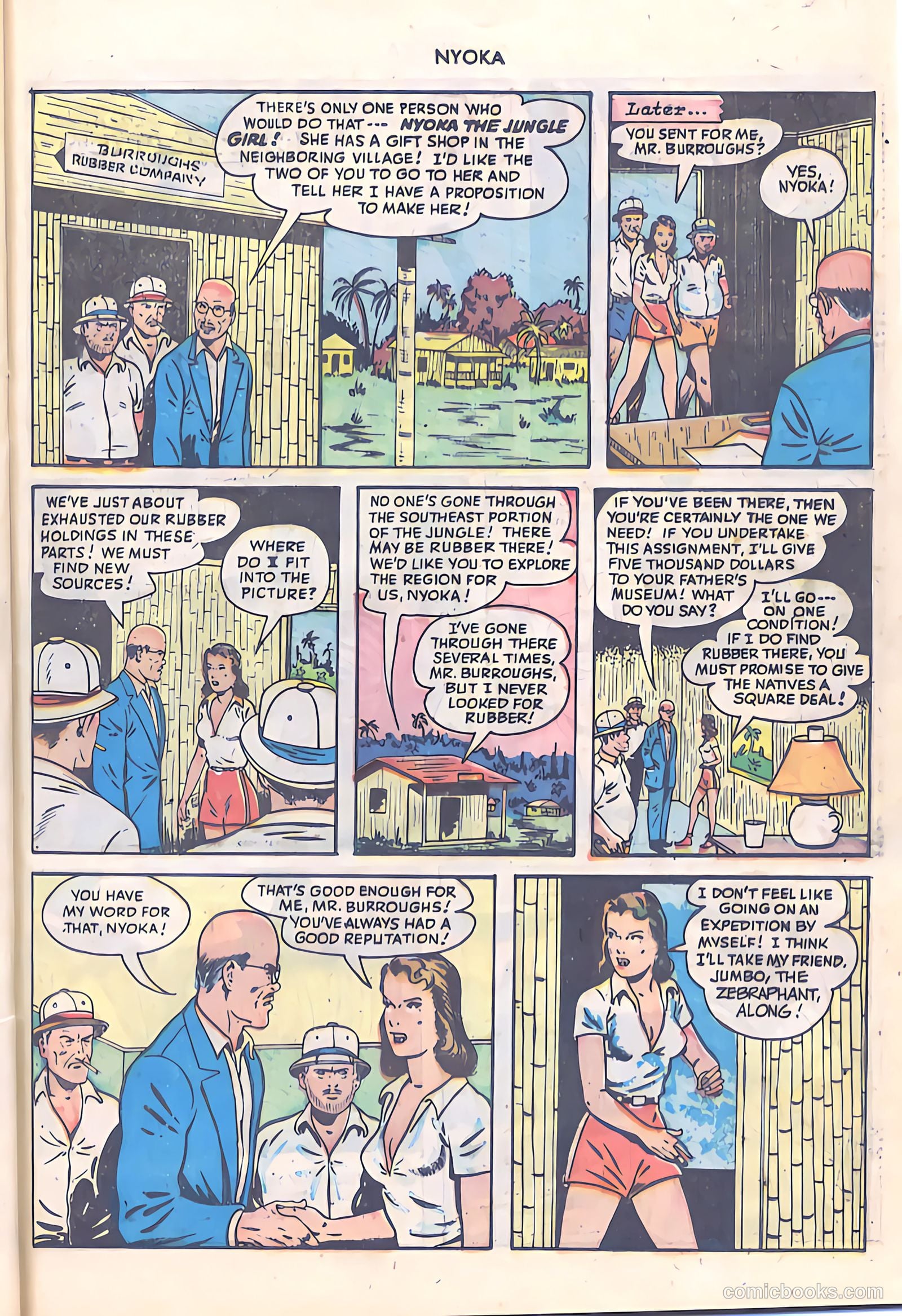 Nyoka the Jungle Girl #27 (1949) — page 35 of 52