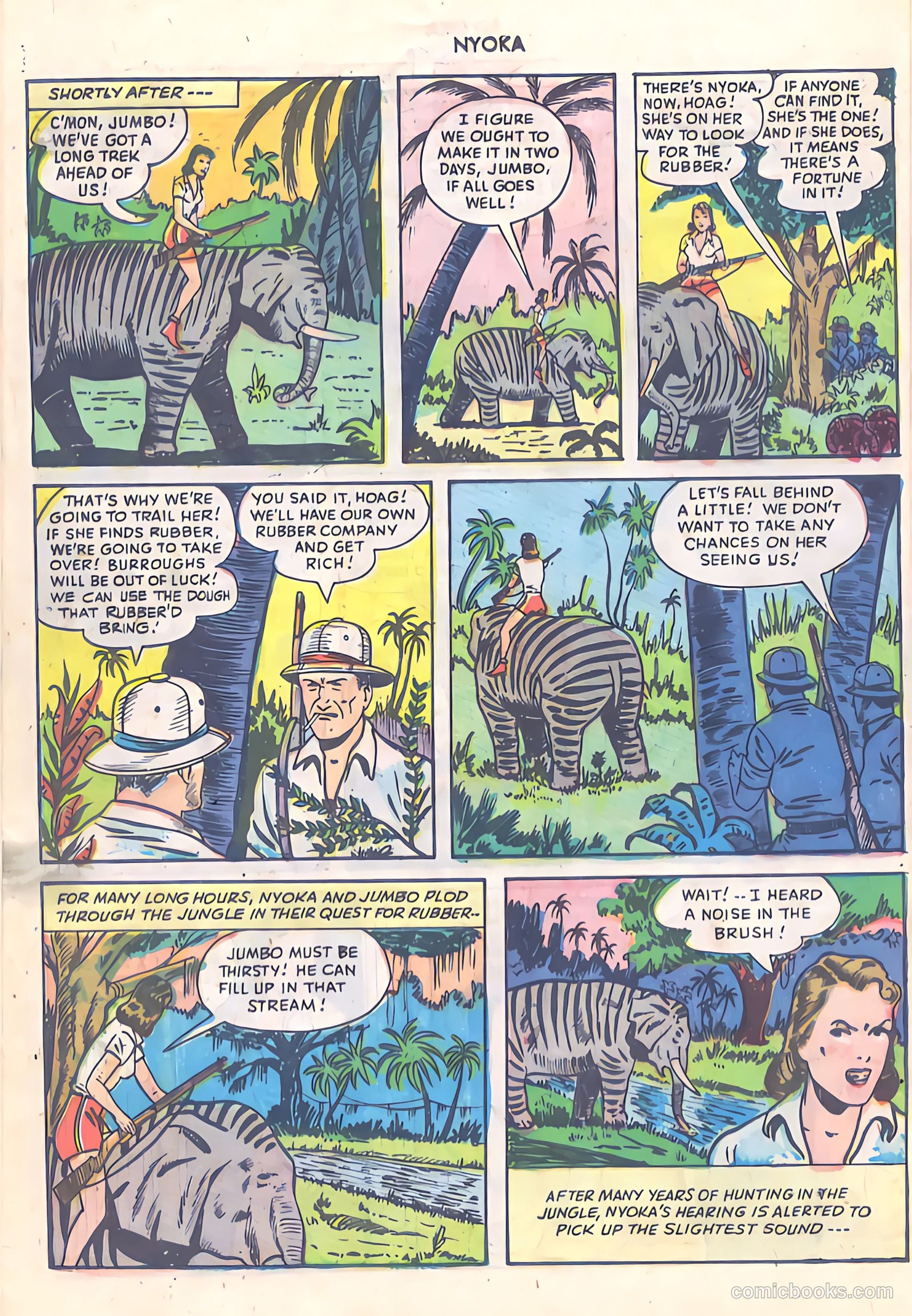 Nyoka the Jungle Girl #27 (1949) — page 36 of 52