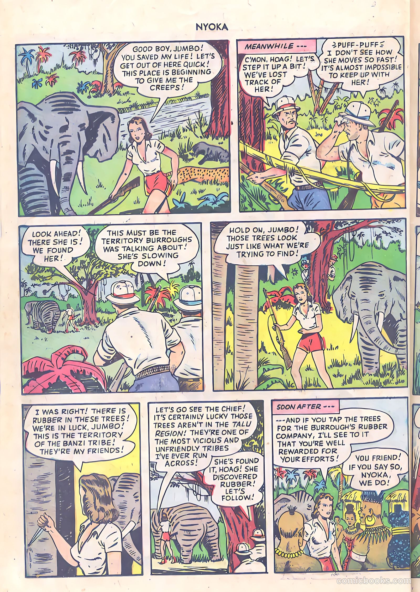 Nyoka the Jungle Girl #27 (1949) — page 38 of 52