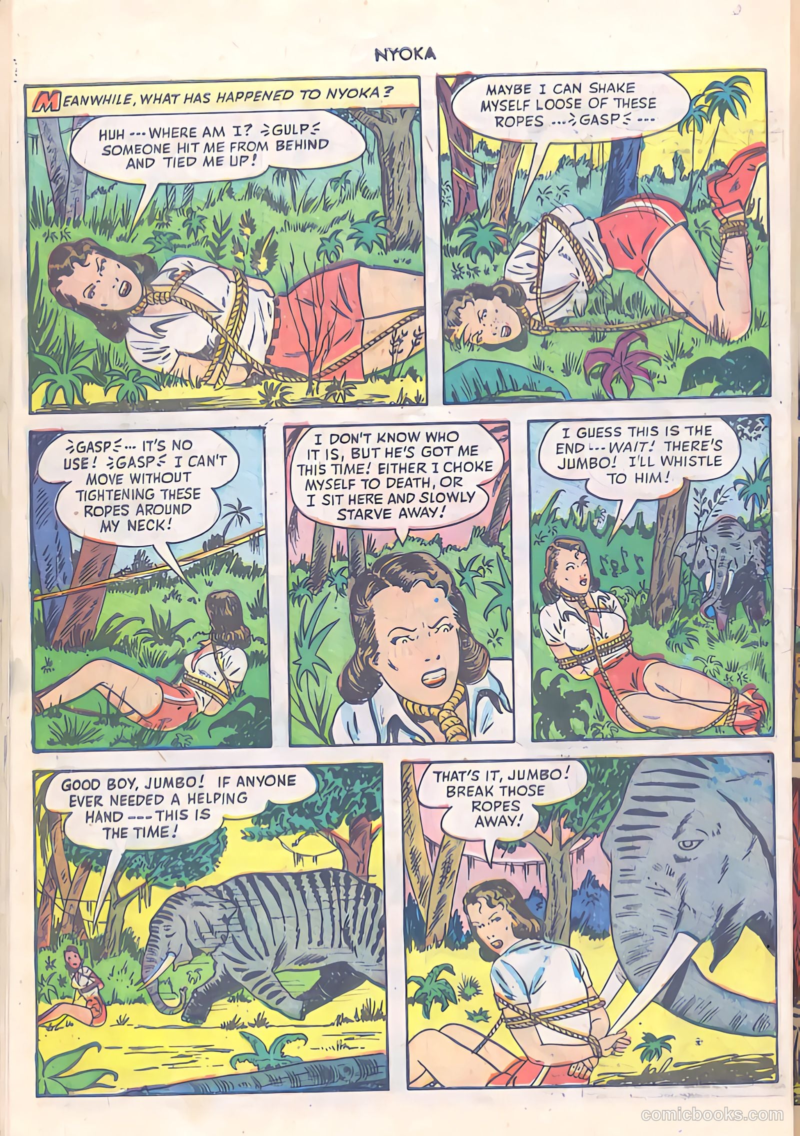 Nyoka the Jungle Girl #27 (1949) — page 44 of 52