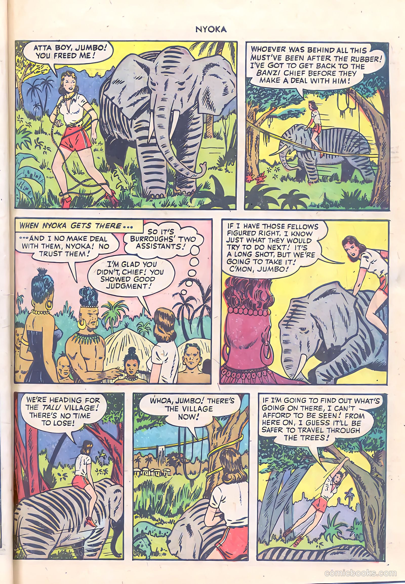 Nyoka the Jungle Girl #27 (1949) — page 45 of 52