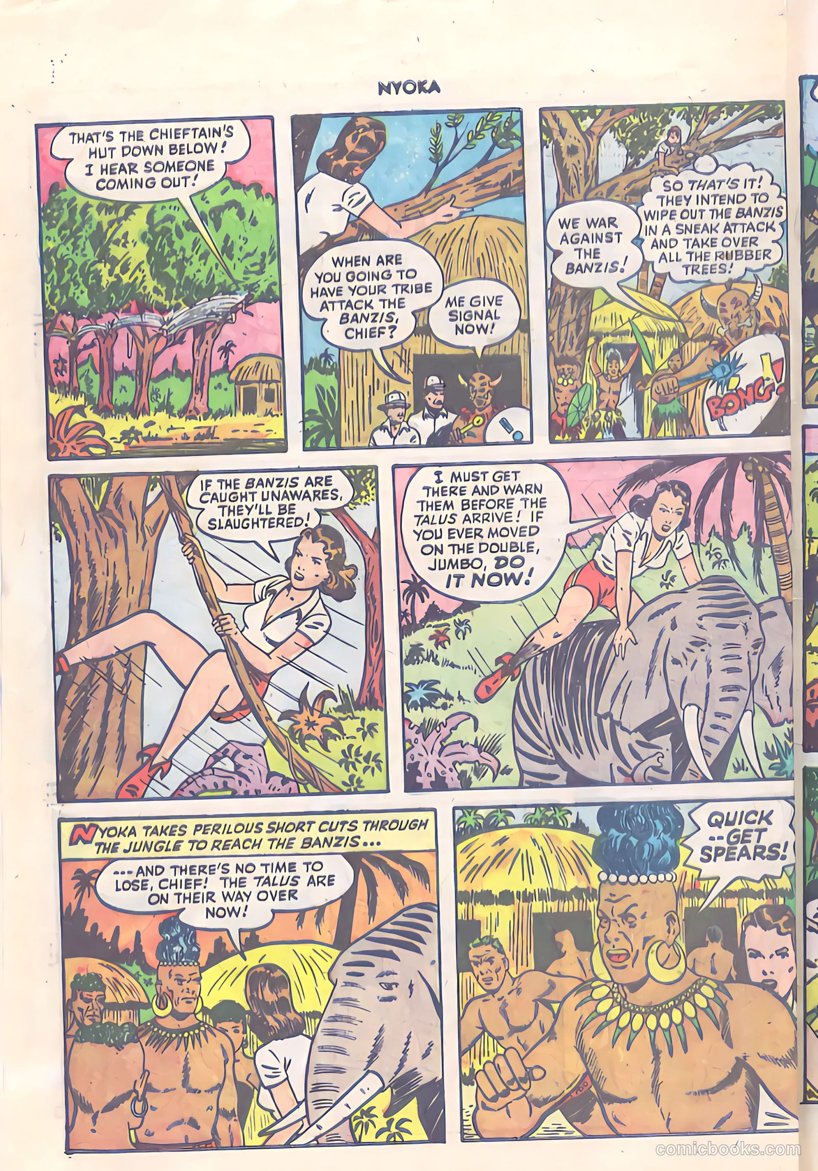 Nyoka the Jungle Girl #27 (1949) — page 46 of 52