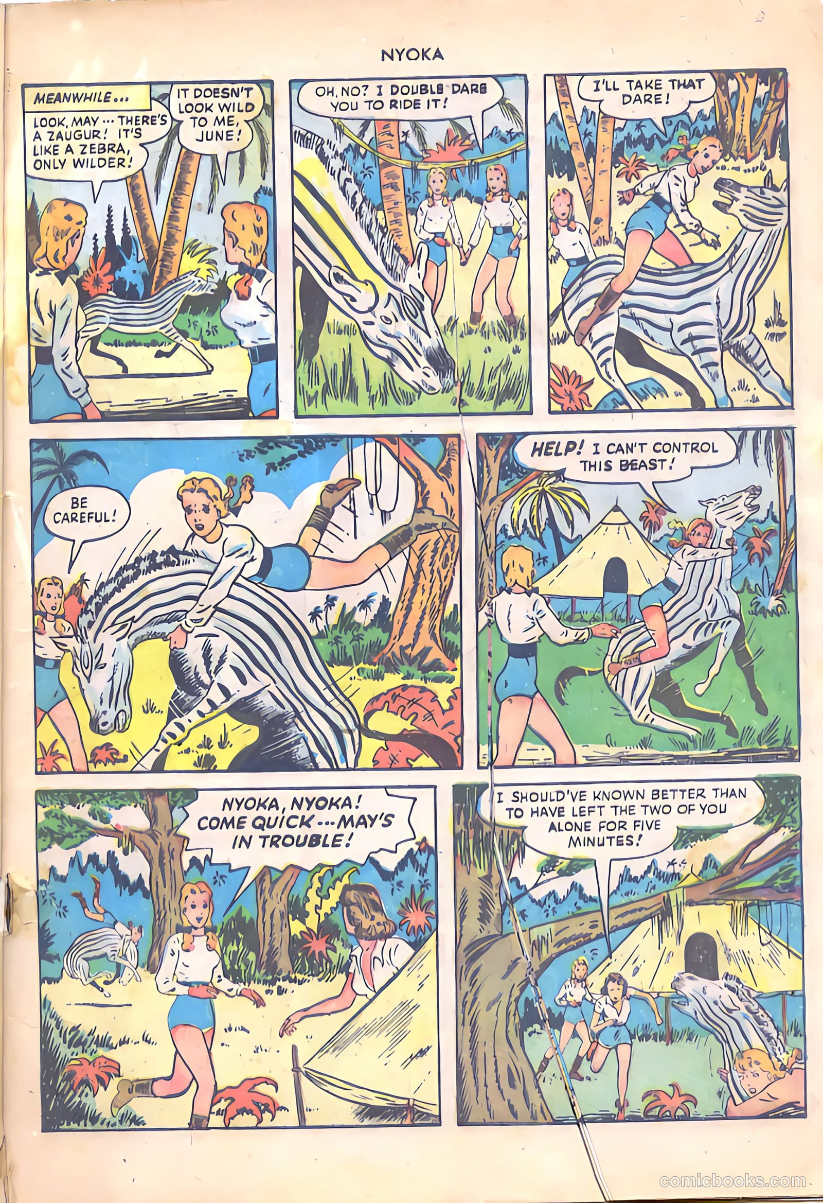 Nyoka the Jungle Girl #28 (1949) — page 5 of 52