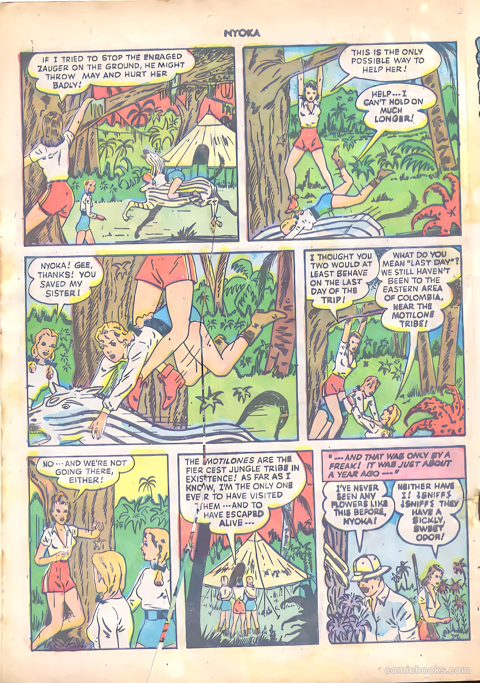 Nyoka the Jungle Girl #28 (1949) — page 6 of 52
