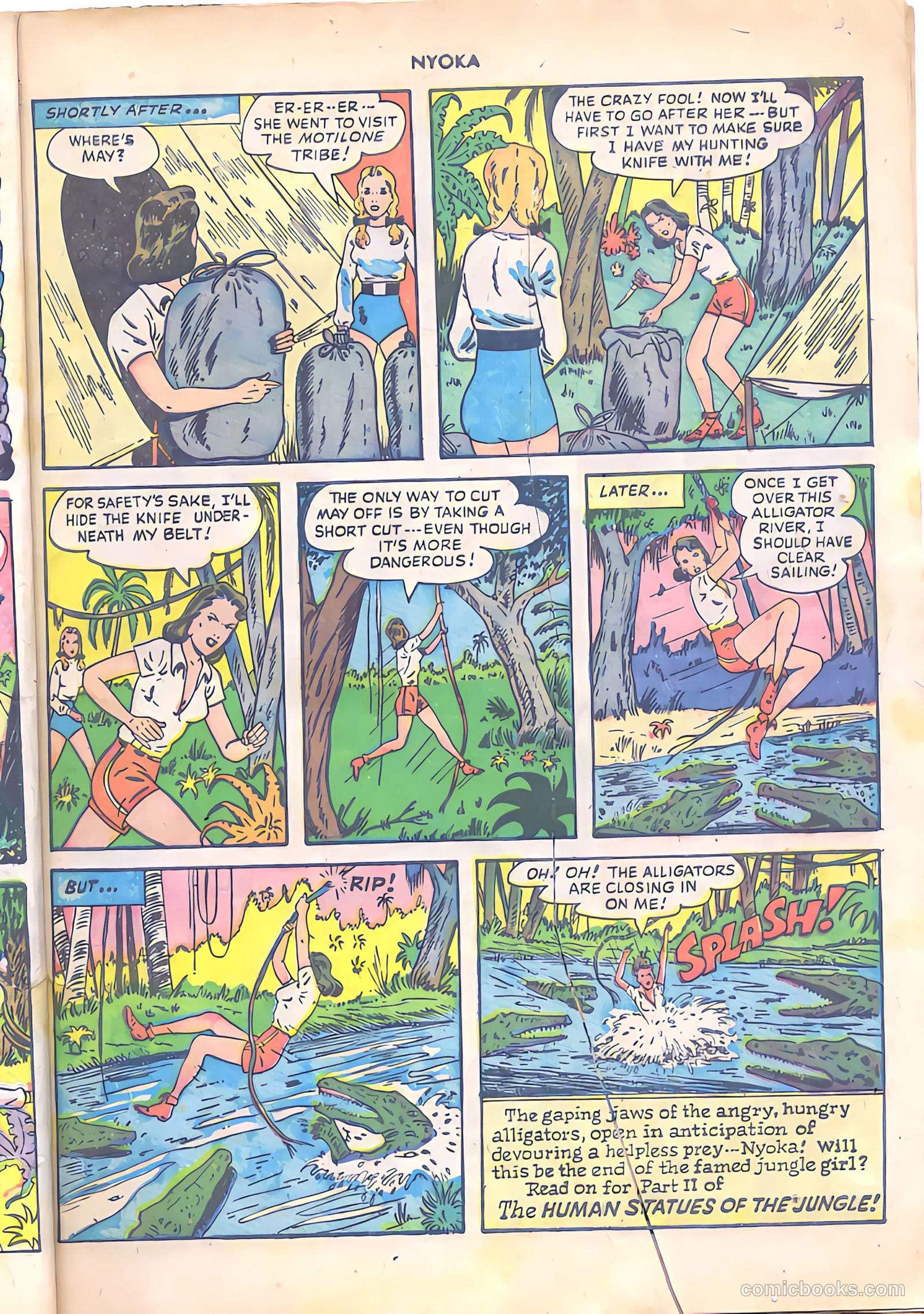 Nyoka the Jungle Girl #28 (1949) — page 9 of 52