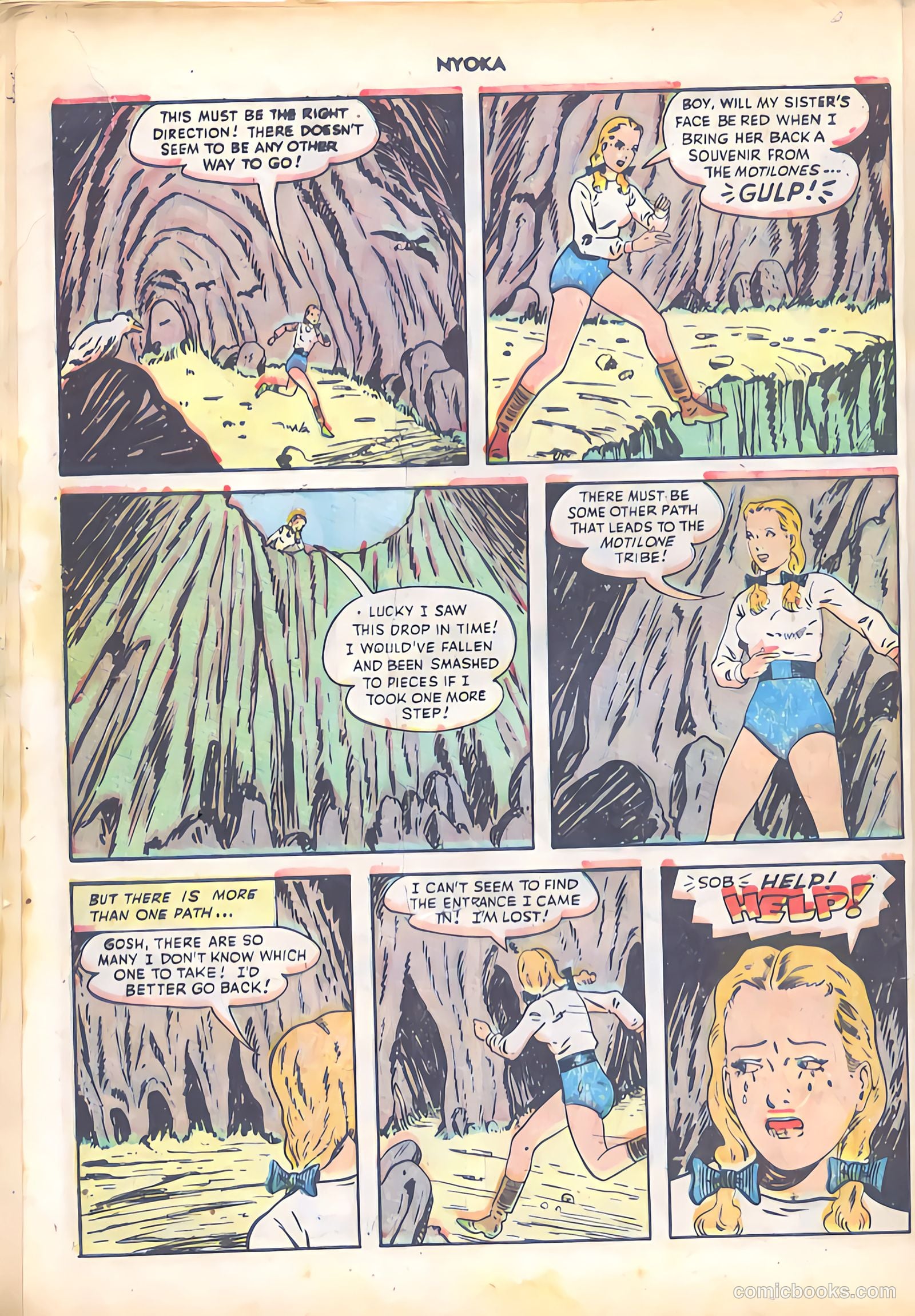 Nyoka the Jungle Girl #28 (1949) — page 14 of 52